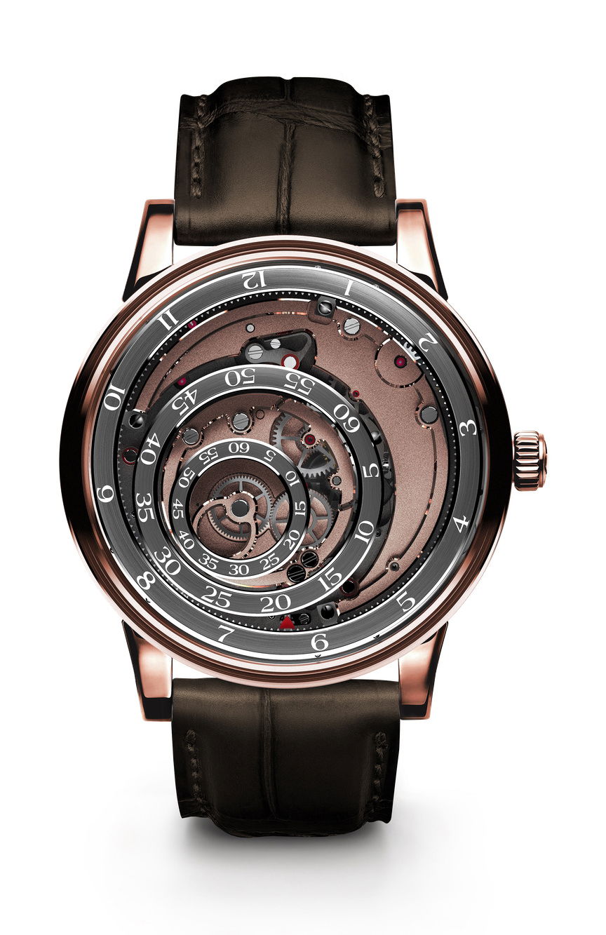 Trilobe Une Folle Journée Dune Rose Gold watch