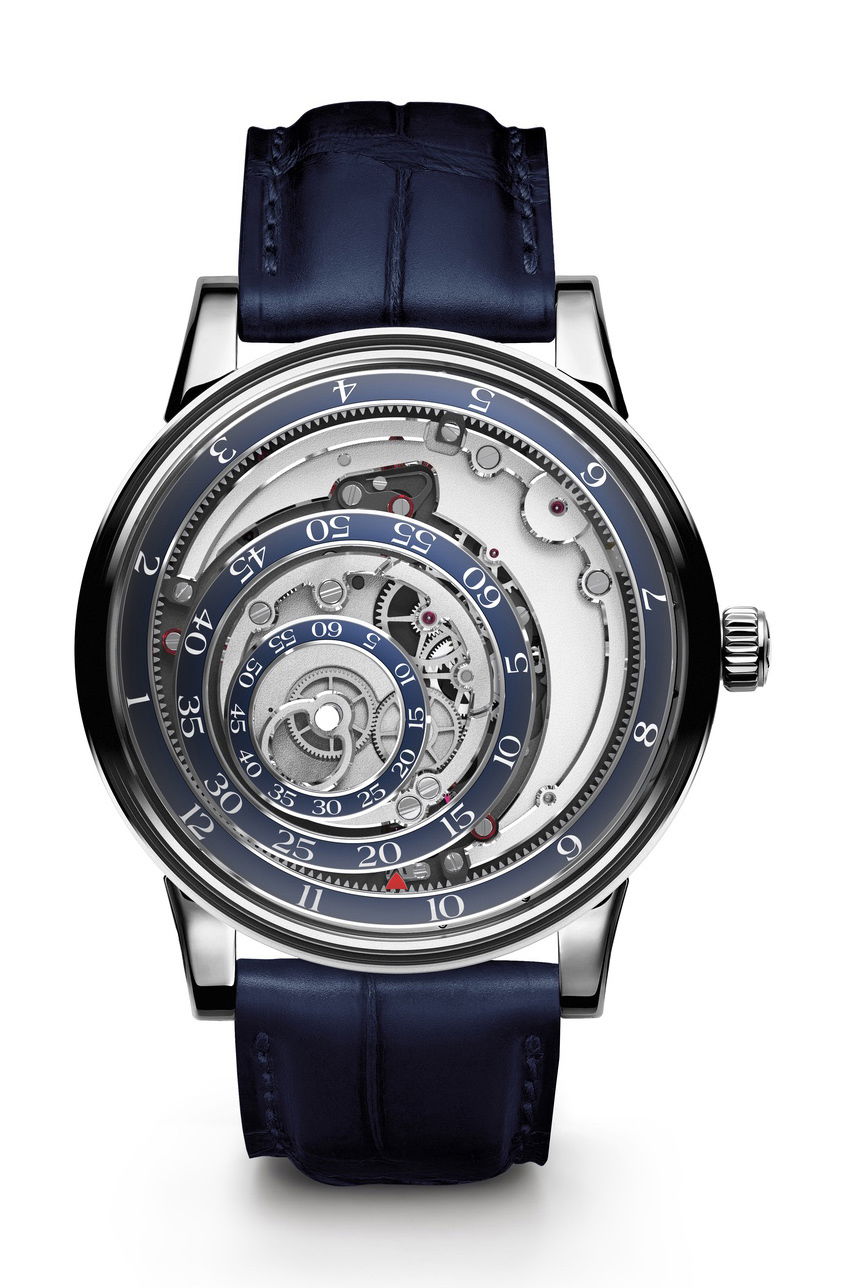 Trilobe Une Folle Journée Rhodium Plated Blue watch