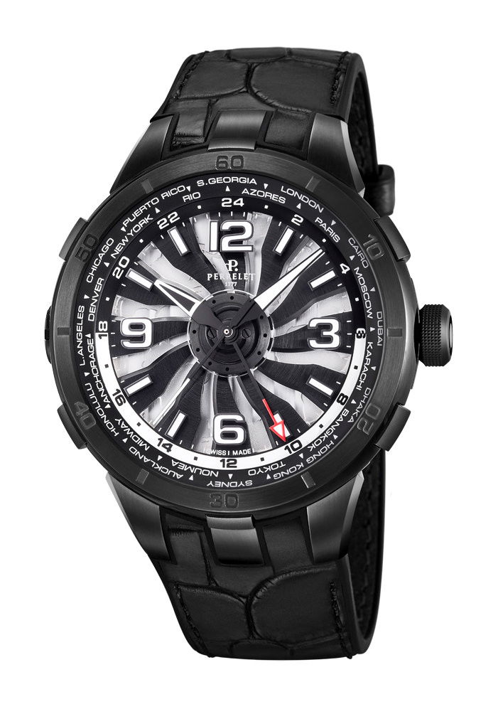 Perrelet Turbine GMT World Timer watch