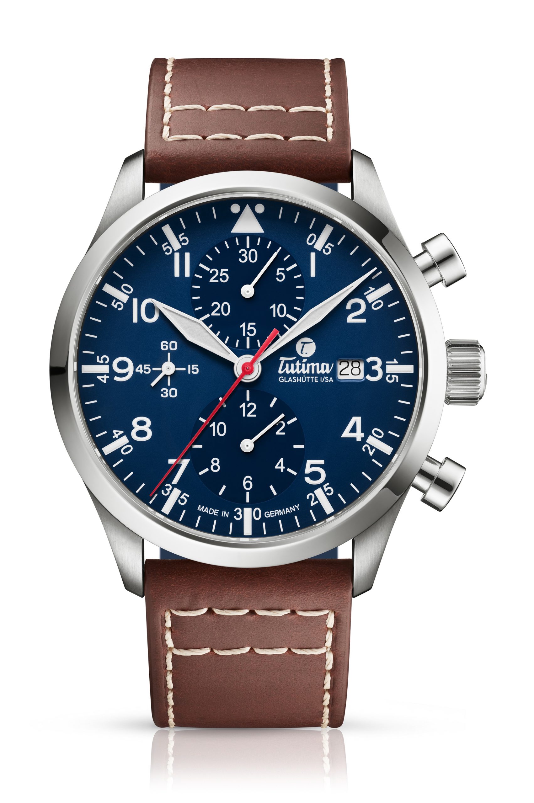 Tutima Glashütte Flieger Legacy T5 Chronograph watch