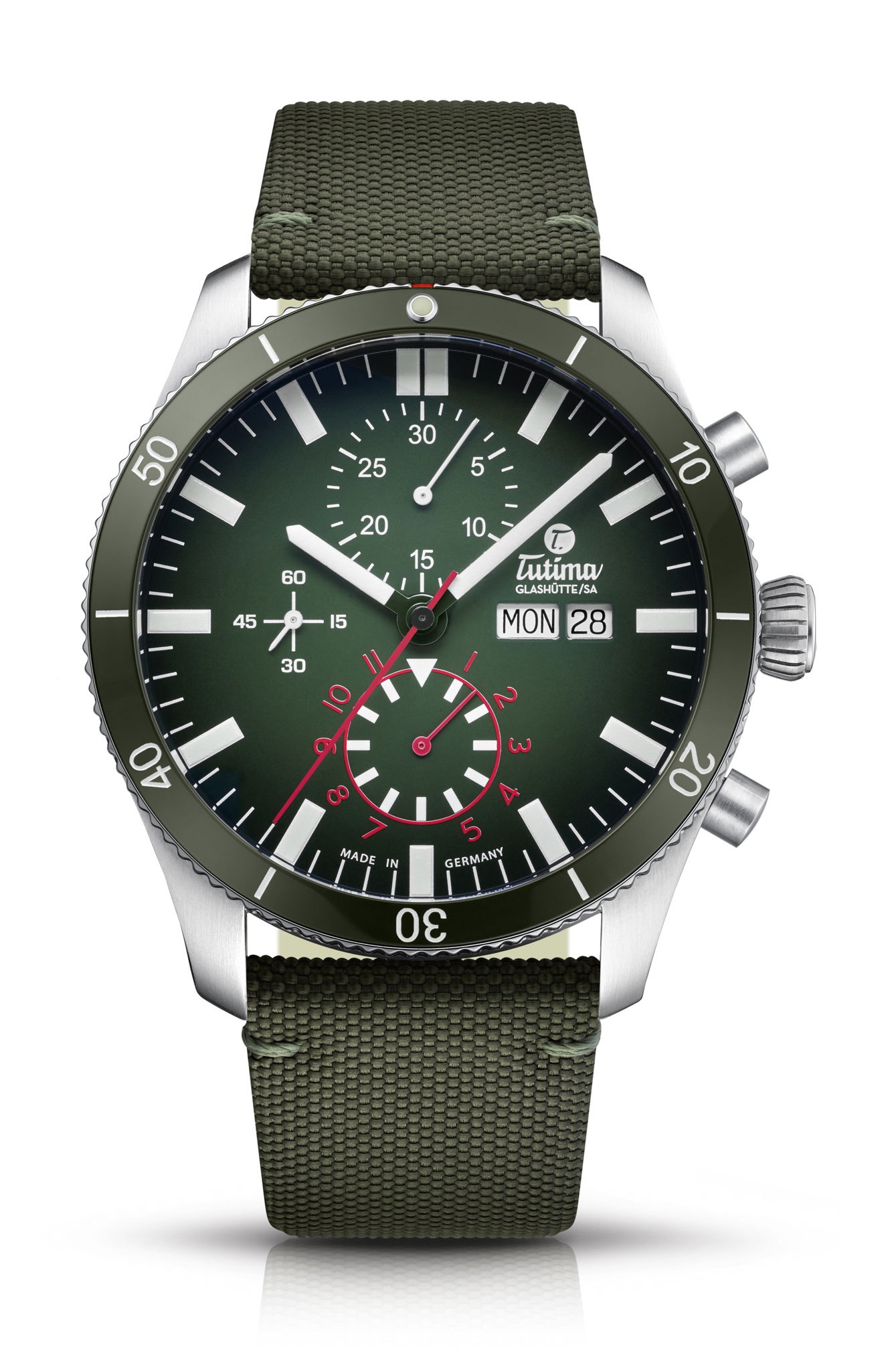 Tutima Glashütte Grand Flieger Airport Chronograph watch