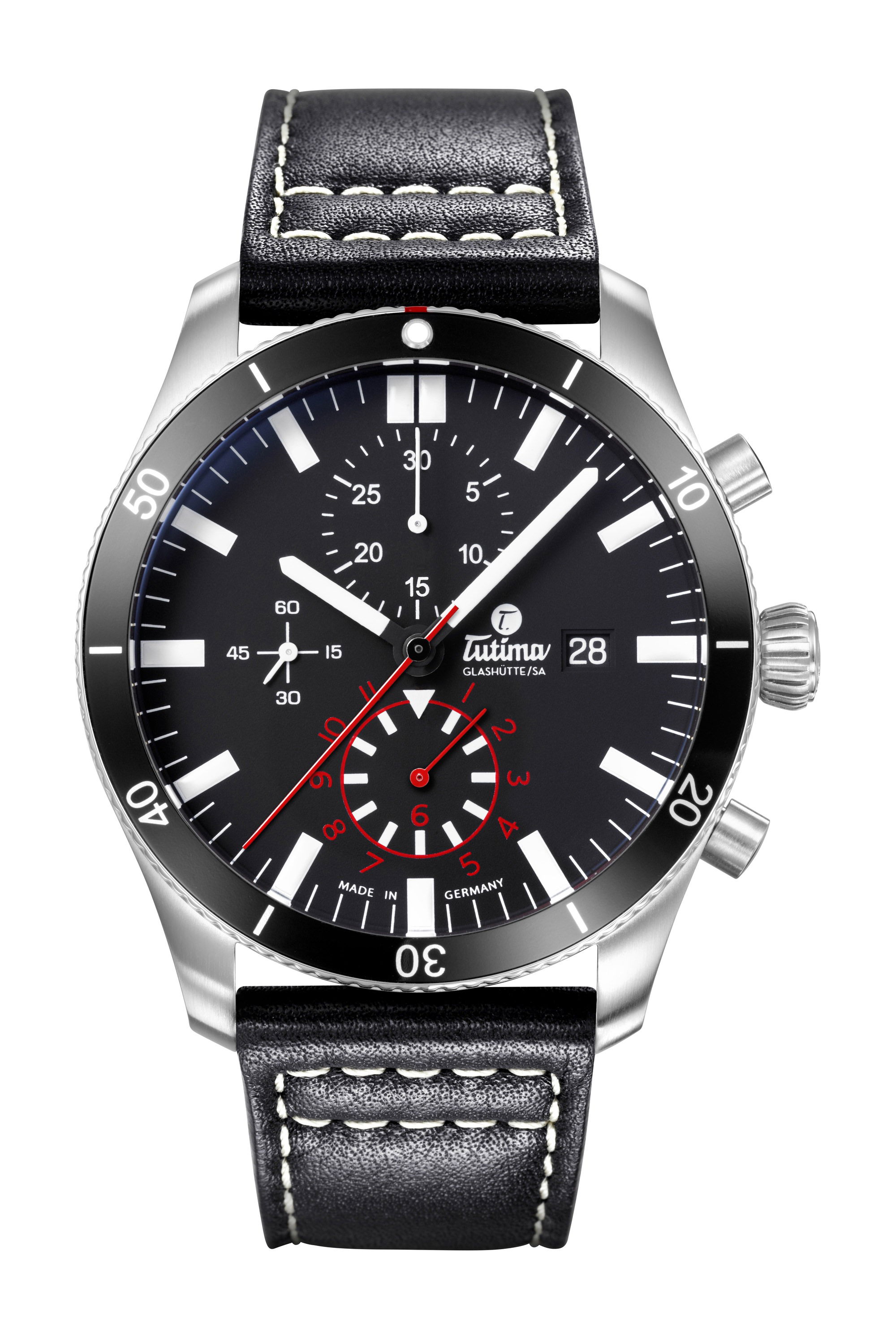 Tutima Glashütte Grand Flieger Airport Chronograph watch