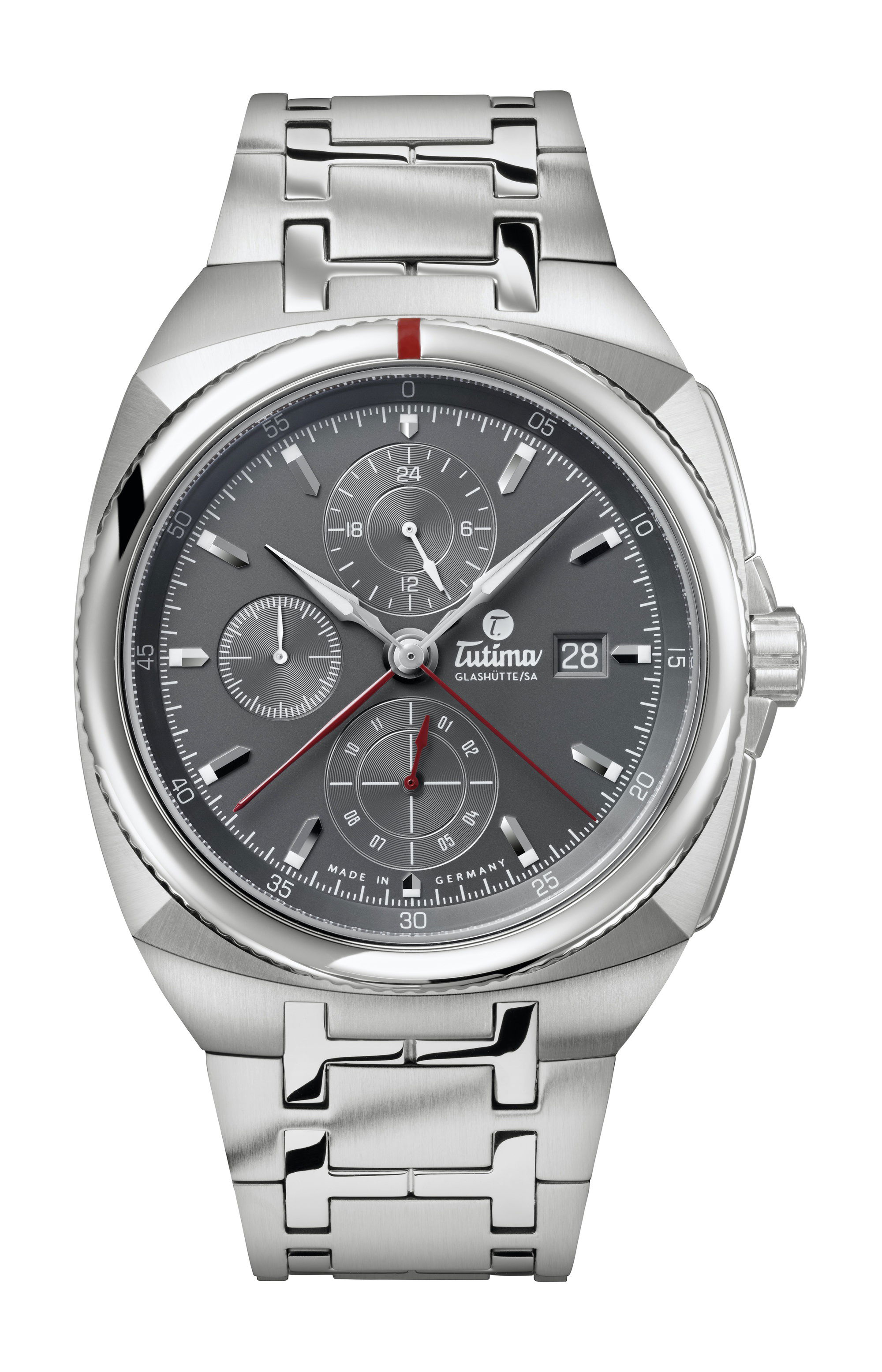 Tutima Glashütte Saxon One Chronograph watch
