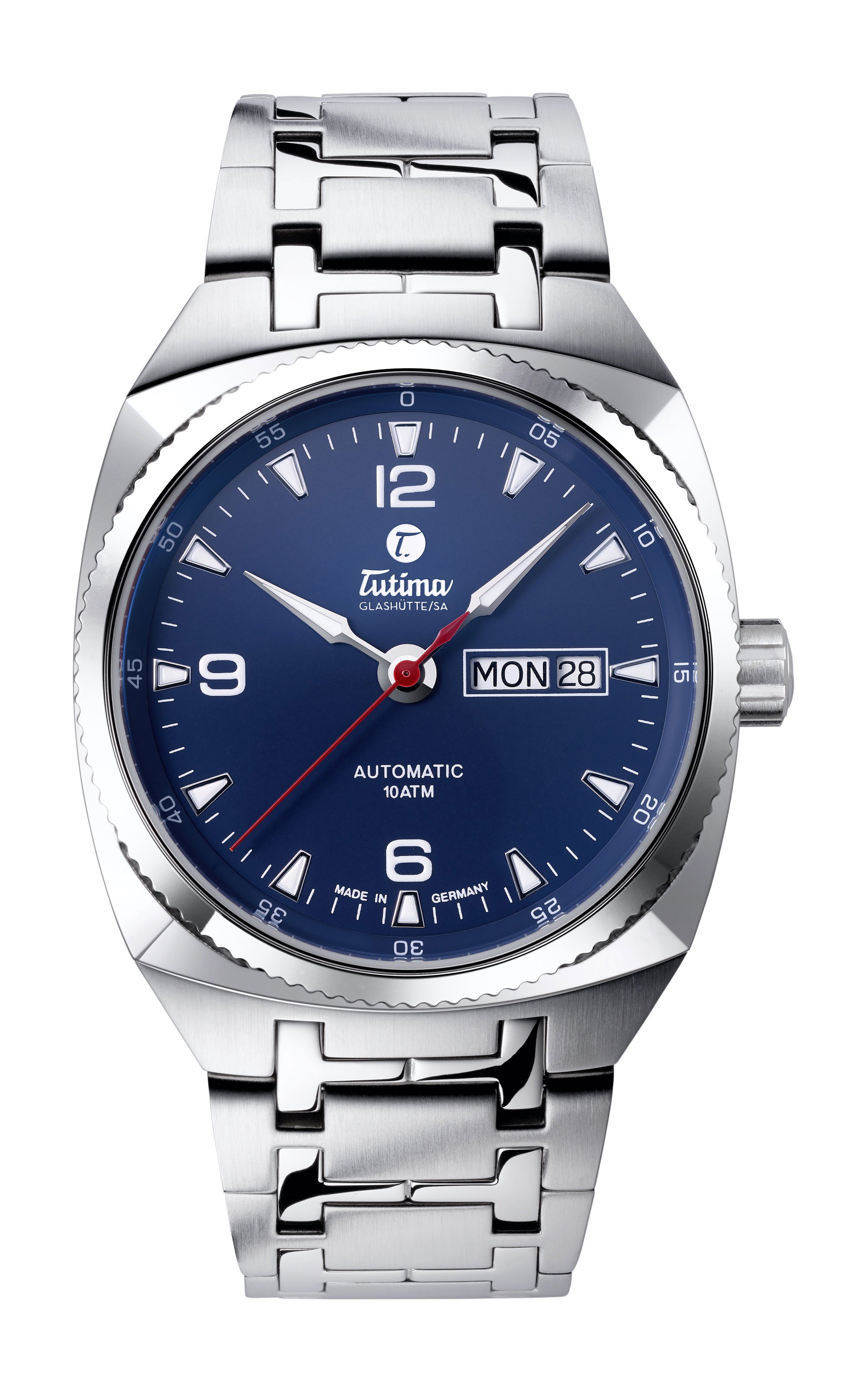 Tutima Glashütte Saxon One M Automatic Steel Blue watch