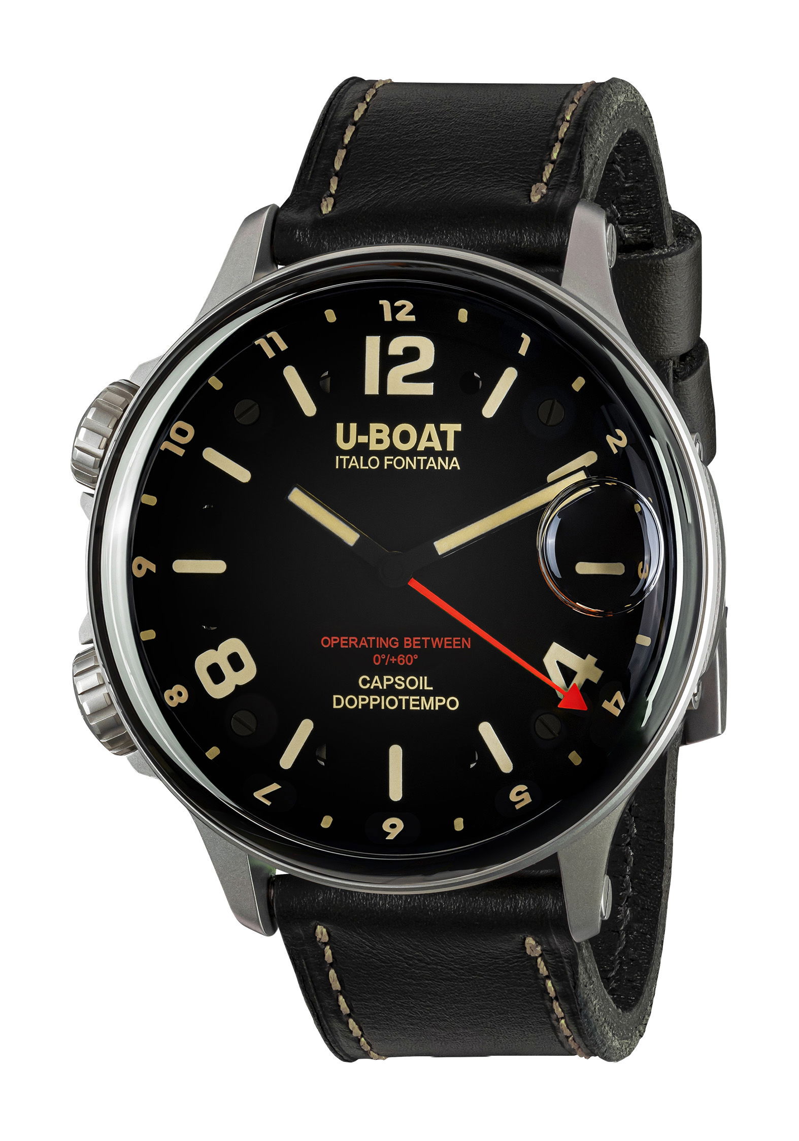 U-Boat Capsoil Doppiotempo 55 SS Beige watch
