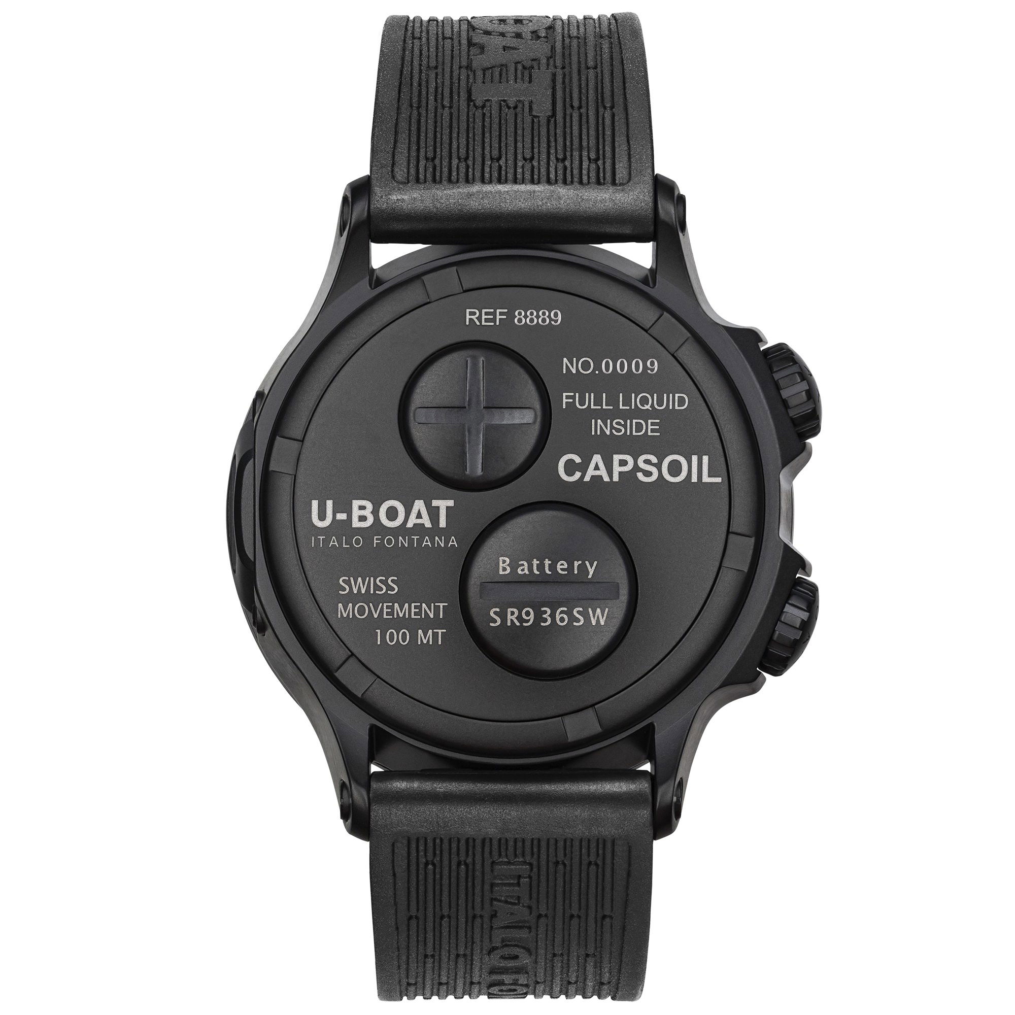 U-Boat Capsoil Doppiotempo 45 DLC White - View 3
