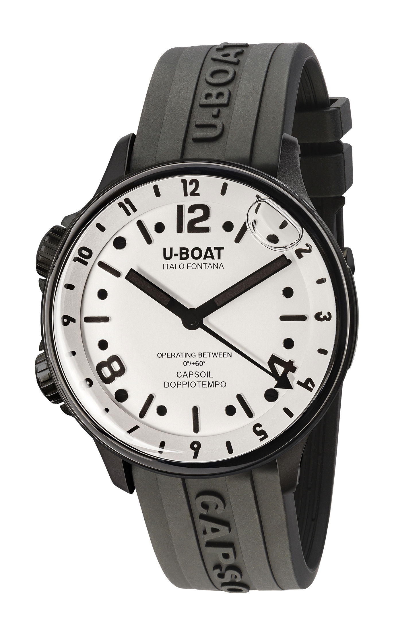 U-Boat Capsoil Doppiotempo 45 DLC White watch