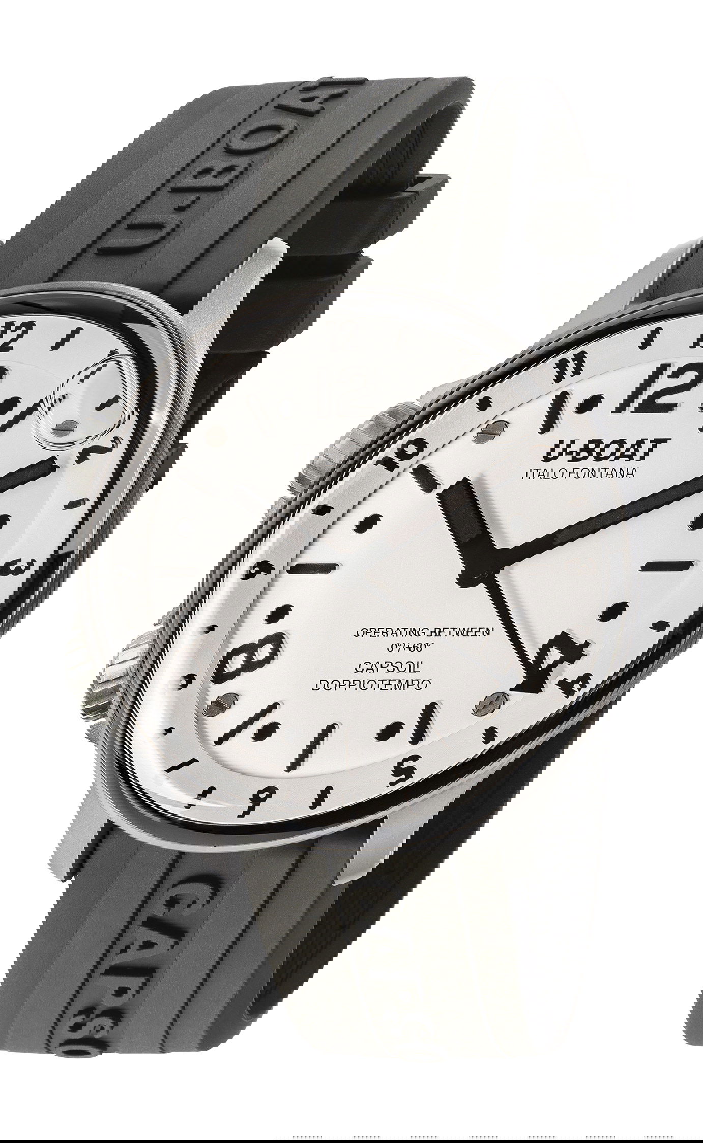 U-Boat Capsoil Doppiotempo 45 SS White watch