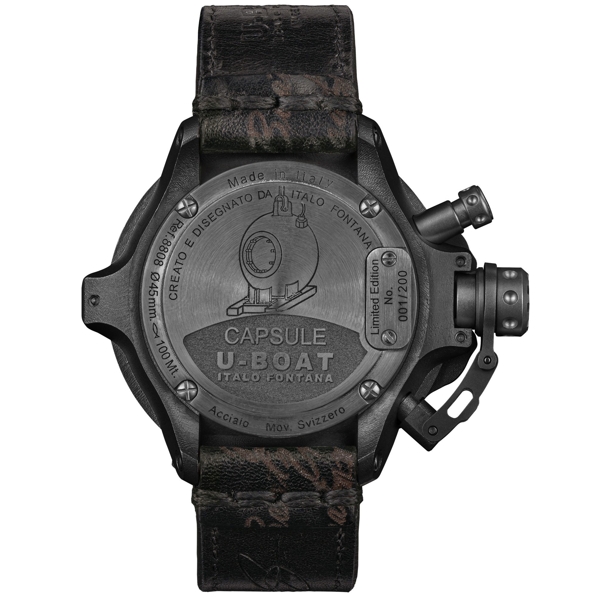 U-Boat Capsule 45 PVD BK BL - View 3