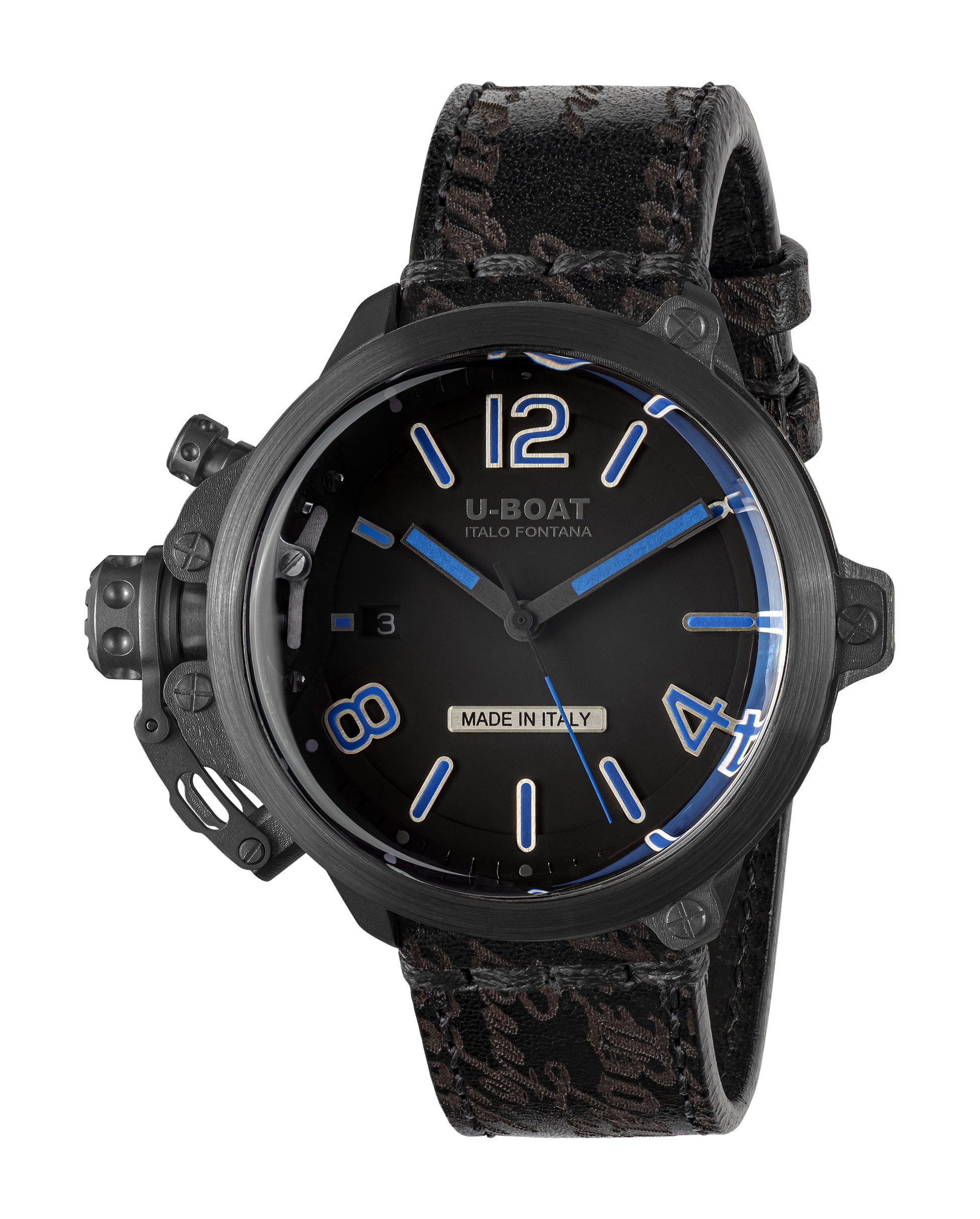 U-Boat Capsule 45 PVD BK BL watch