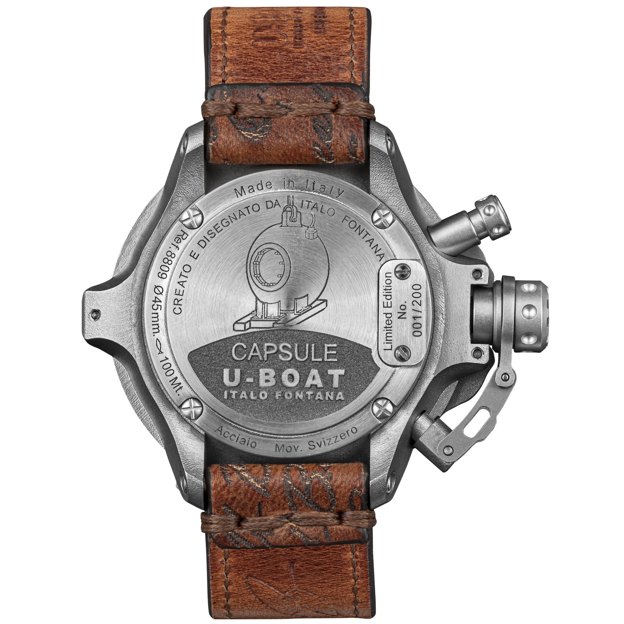 U-Boat Capsule 45 SS BK BE - View 2
