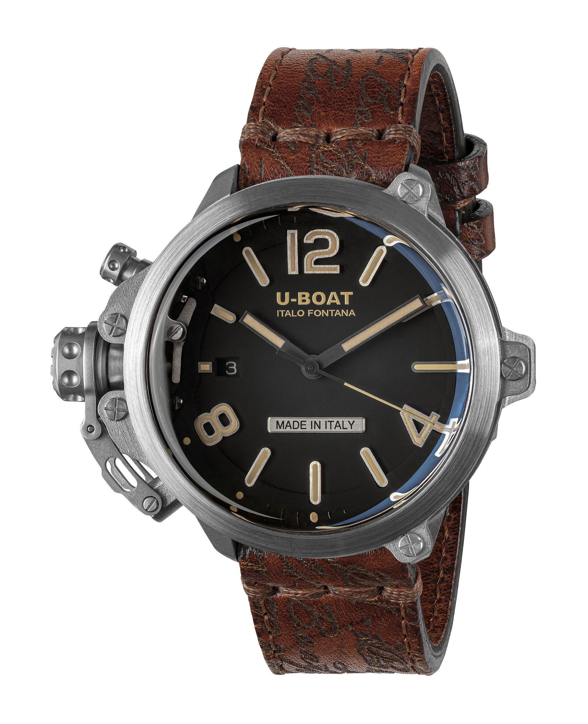 U-Boat Capsule 45 SS BK BE watch