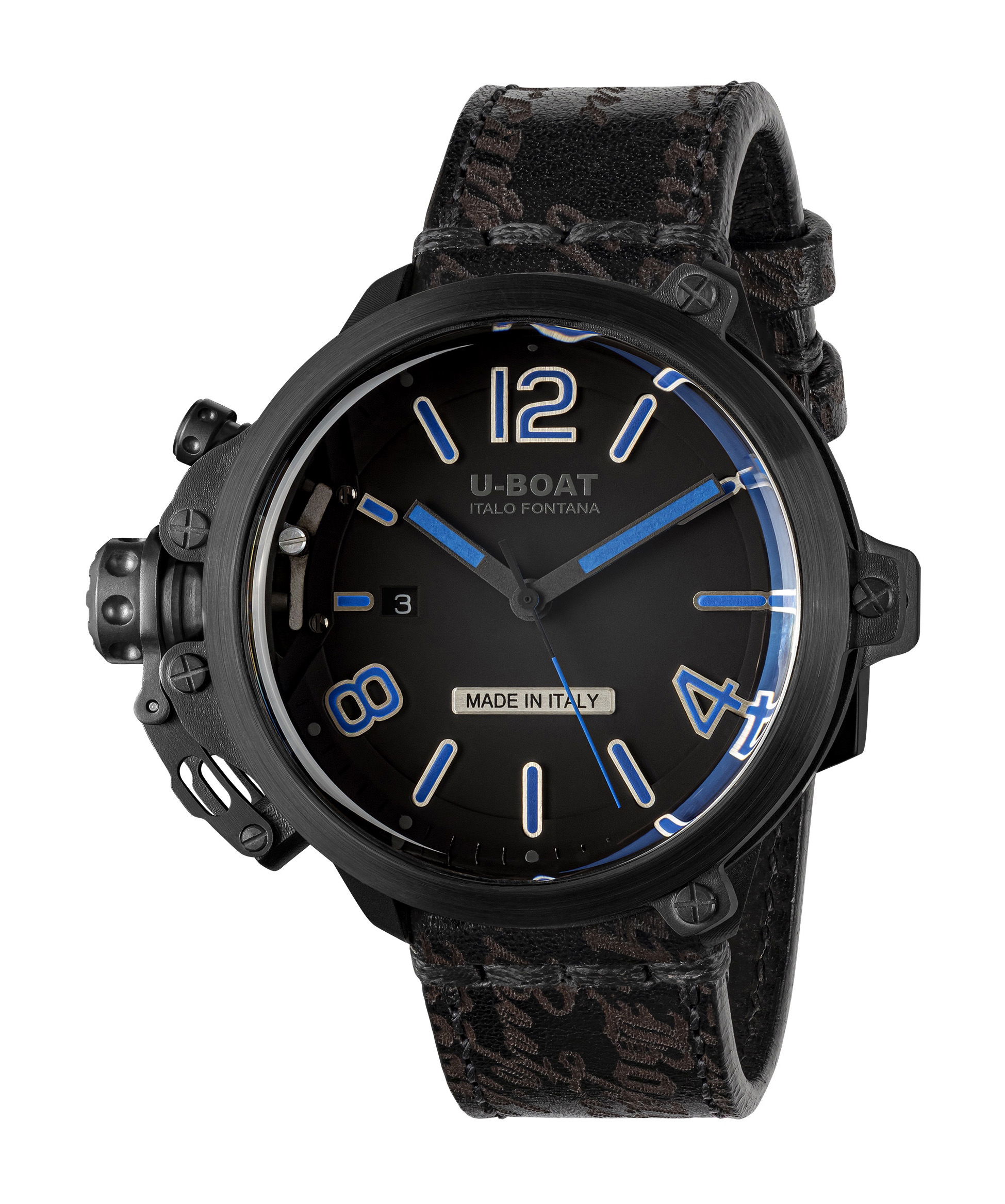 U-Boat Capsule 50 PVD BK BL watch