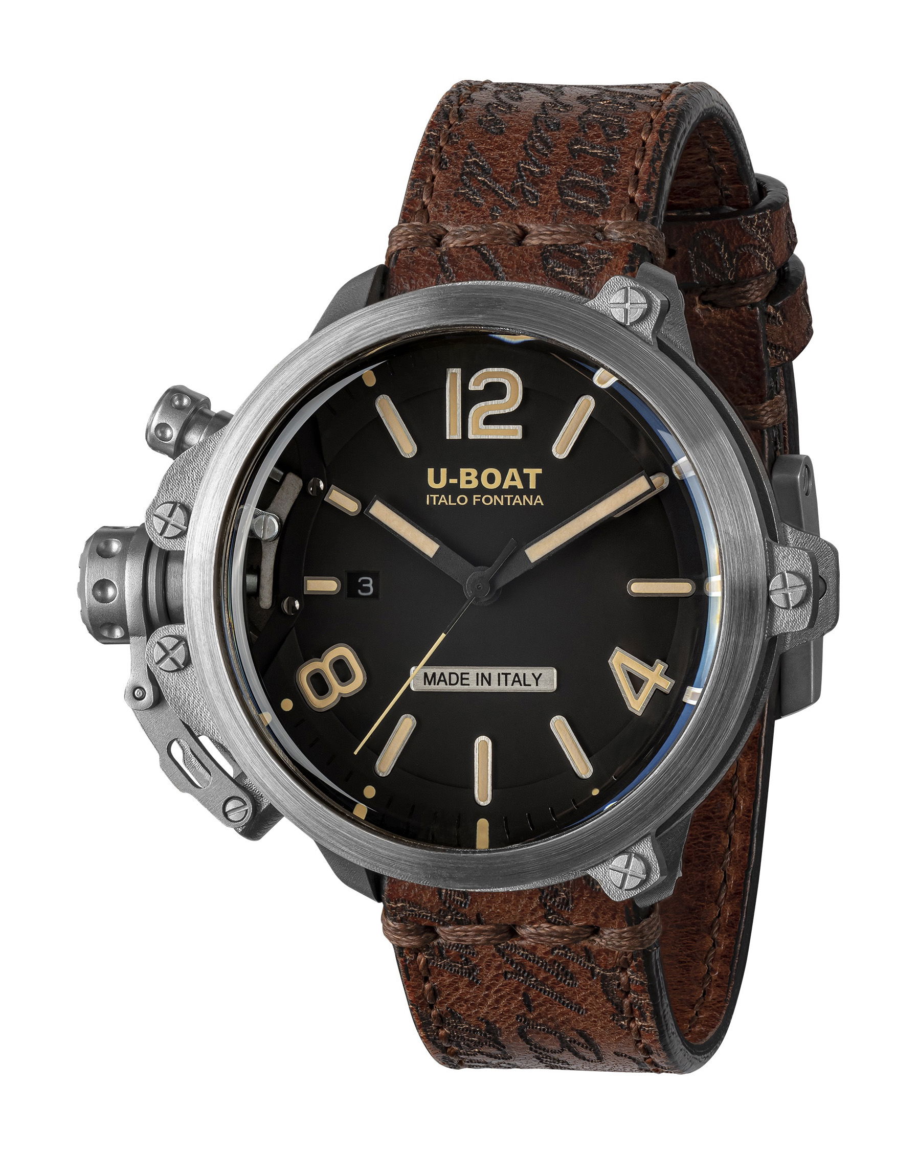 U-Boat Capsule 50 SS BK BE watch