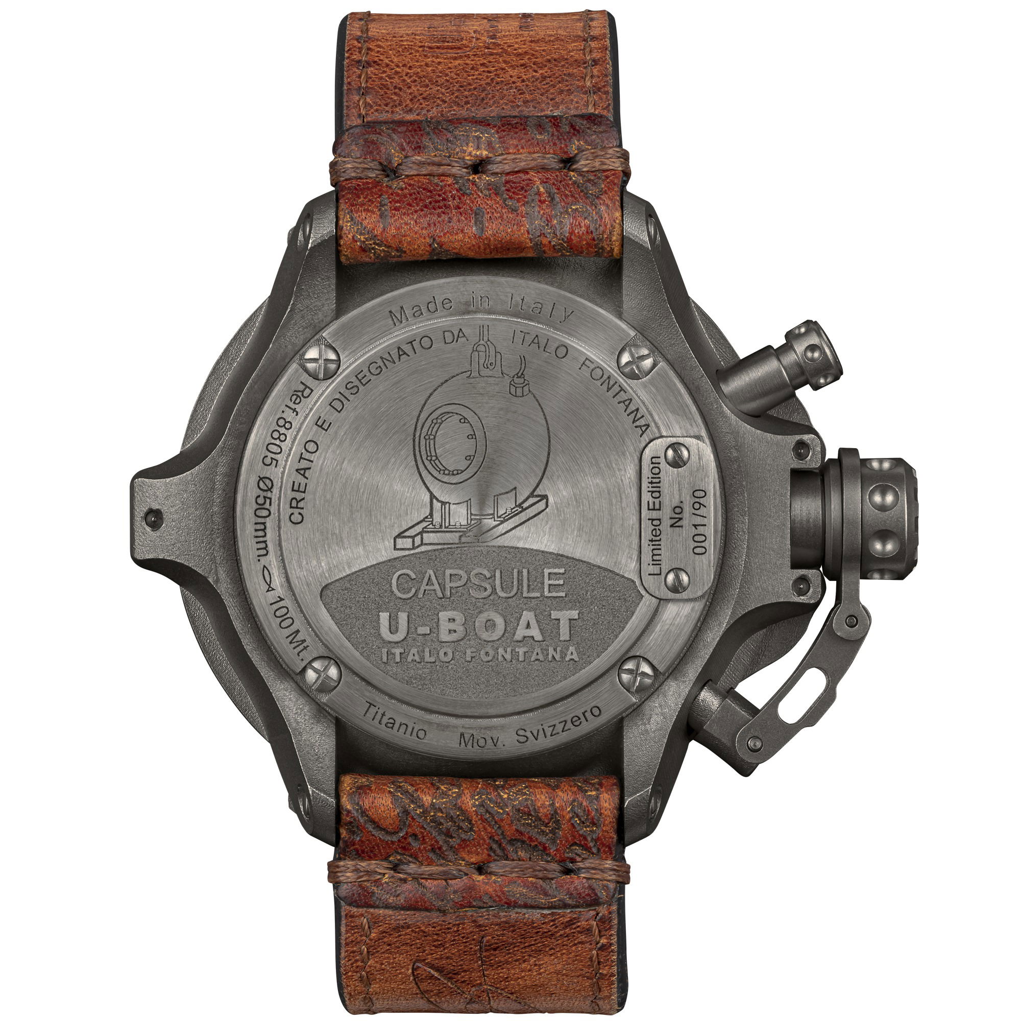 U-Boat Capsule 50 SS Titanium BK BE - View 2