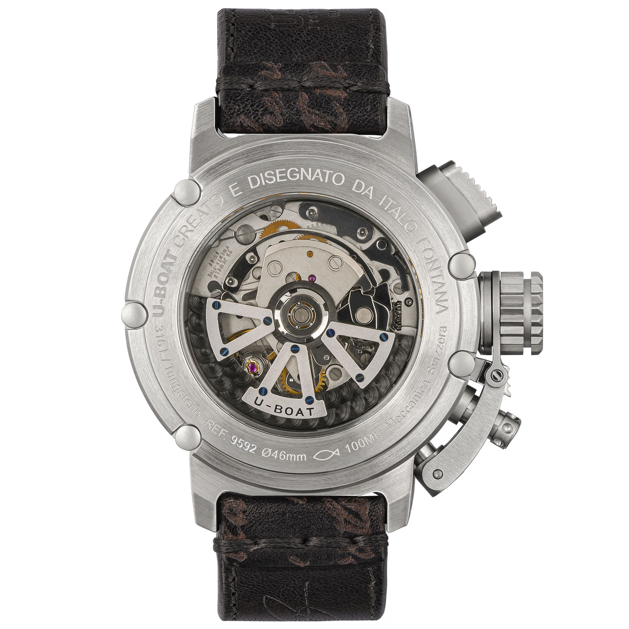 U-Boat Chimera 46 Chrono SS Nero - View 3