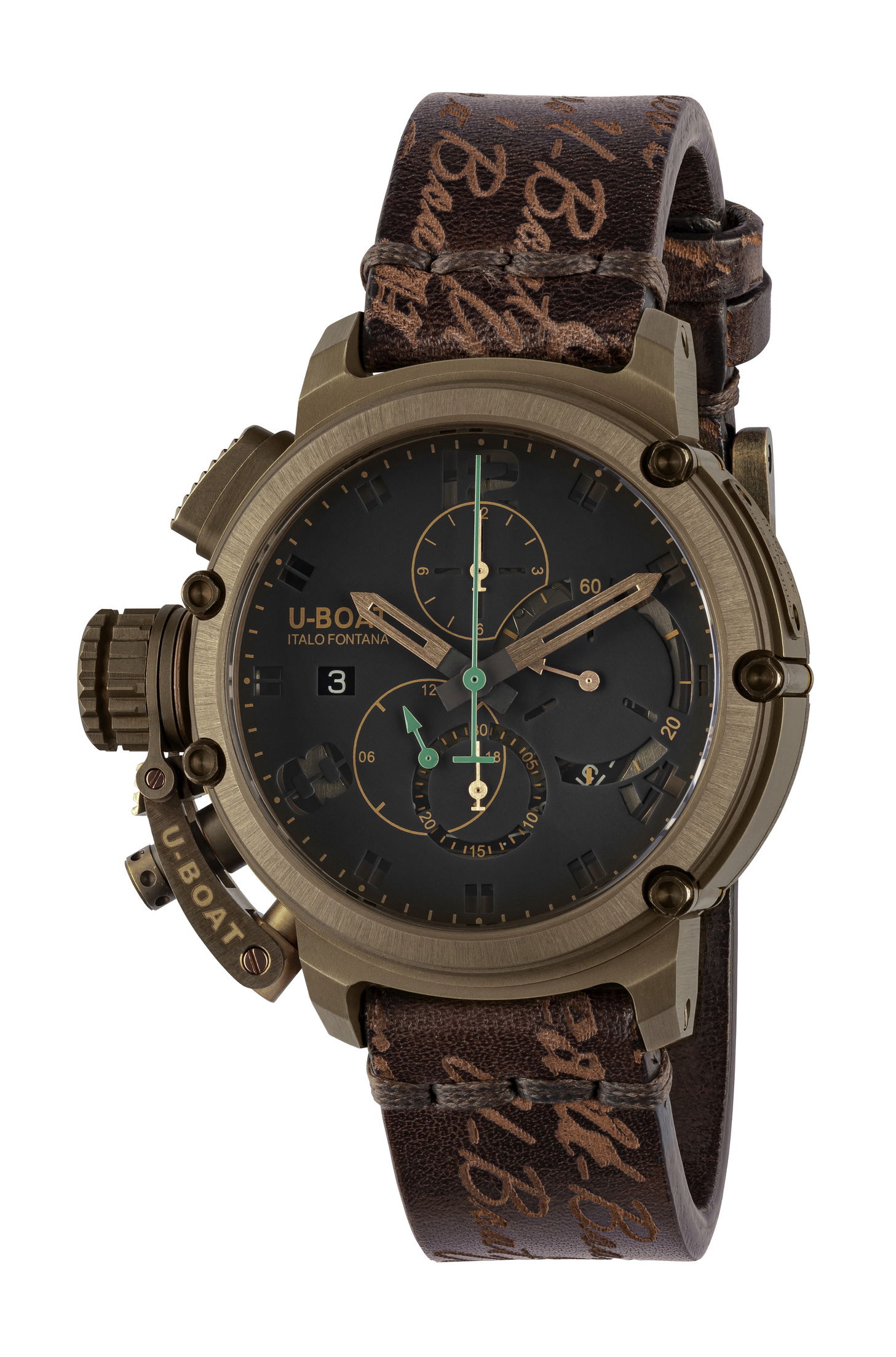 U-Boat Chimera 46 Sapphire Green Chrono Bronzo watch