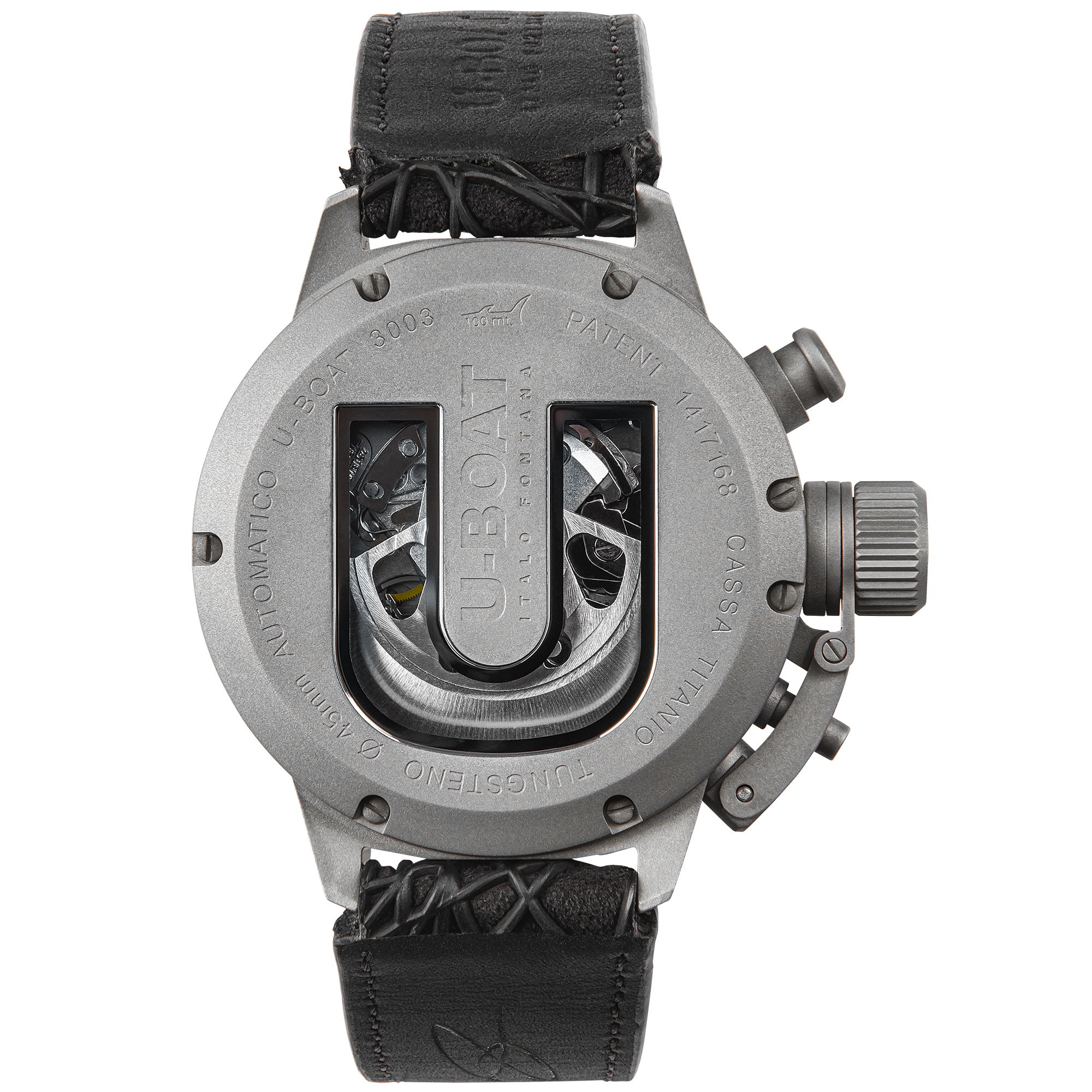 U-Boat Classico 45 Titanium Tungsten Blue - View 3