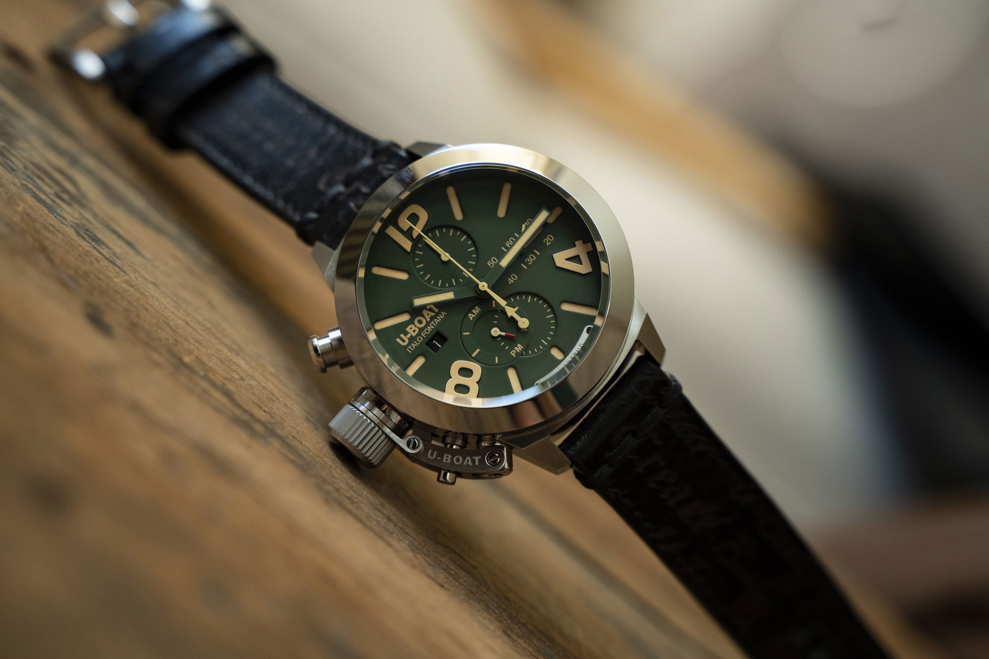 U-Boat Classico 45 Tungsteno CAS Green - View 3