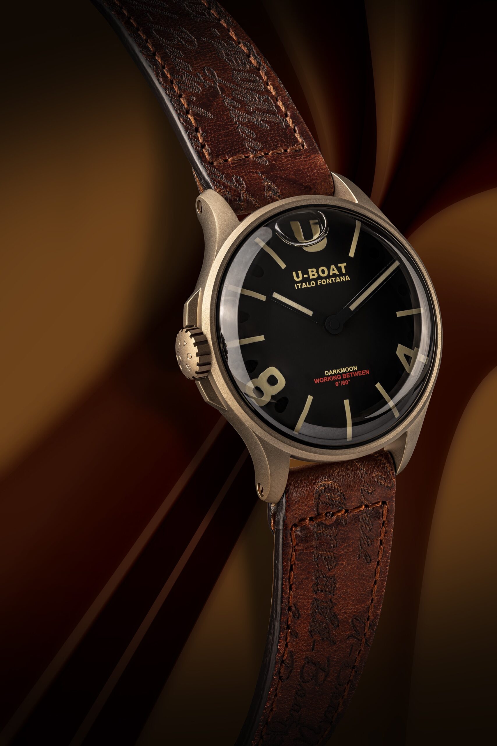 U-Boat Darkmoon 40 BK IP Bronze - View 2
