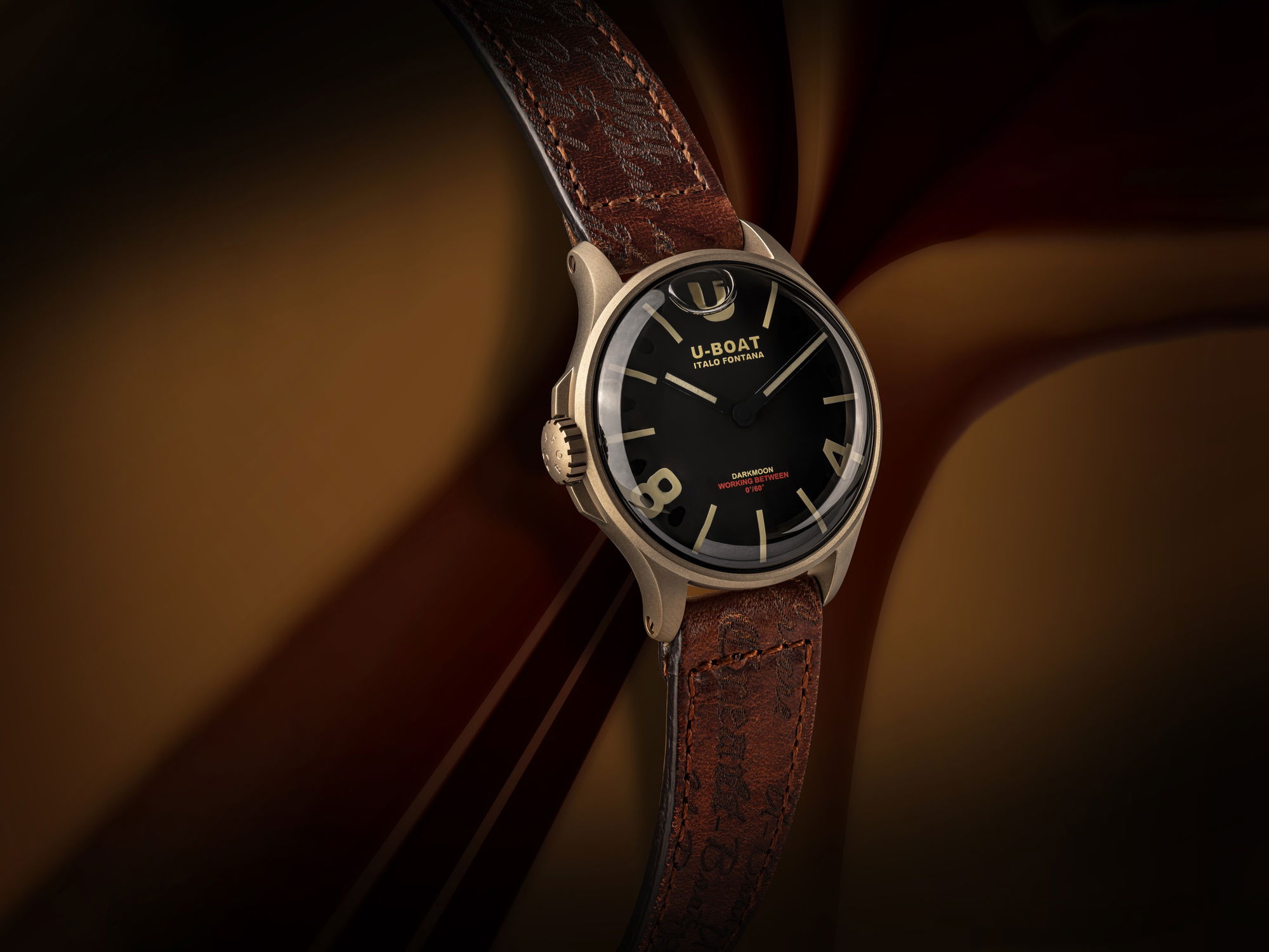 U-Boat Darkmoon 40 BK IP Bronze - View 3