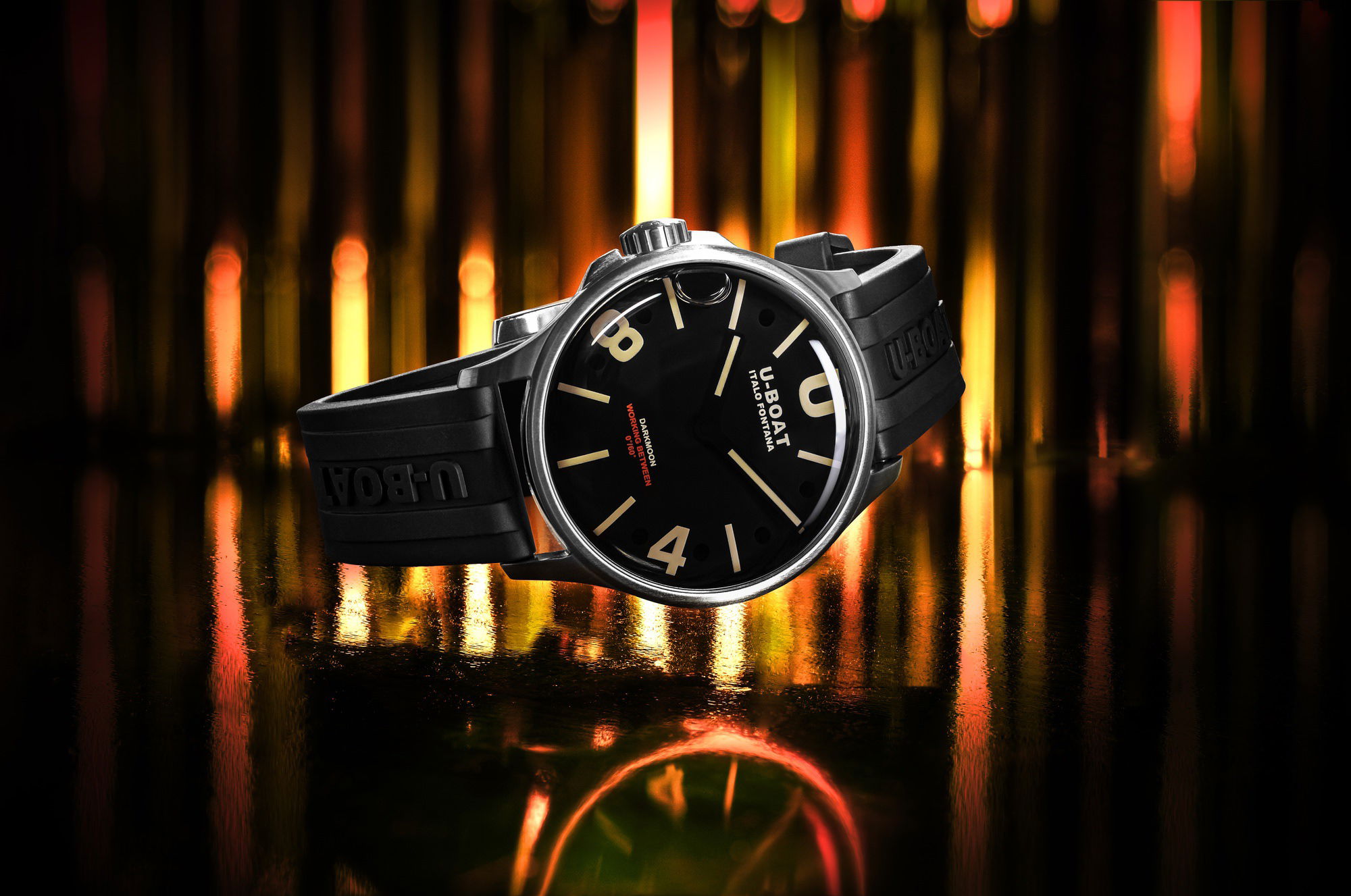 U-Boat Darkmoon 40 Black BE SS - View 3
