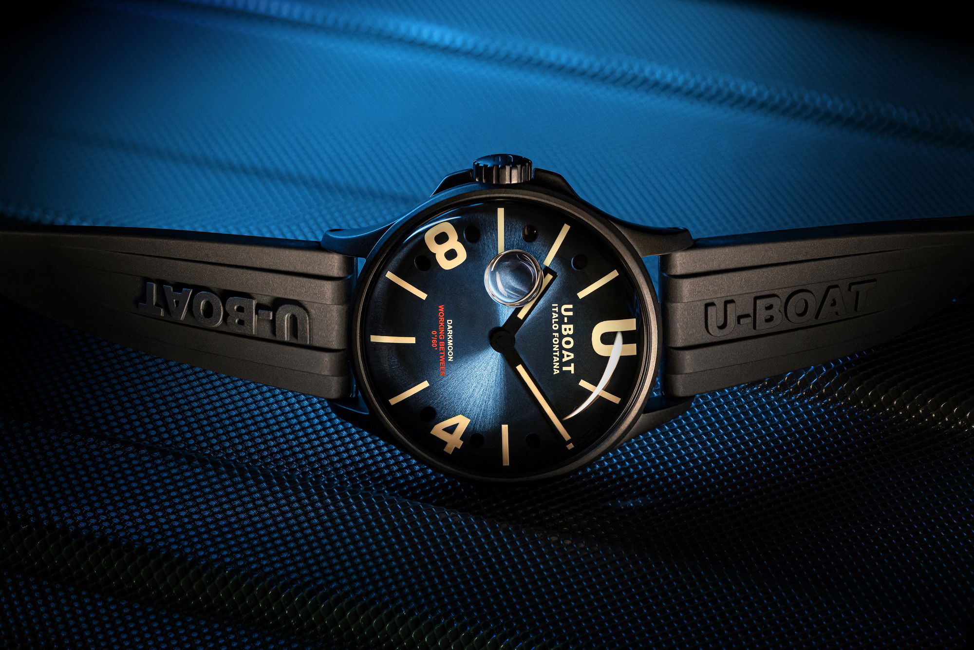 U-Boat Darkmoon 40 Blue IPB Soleil - View 3