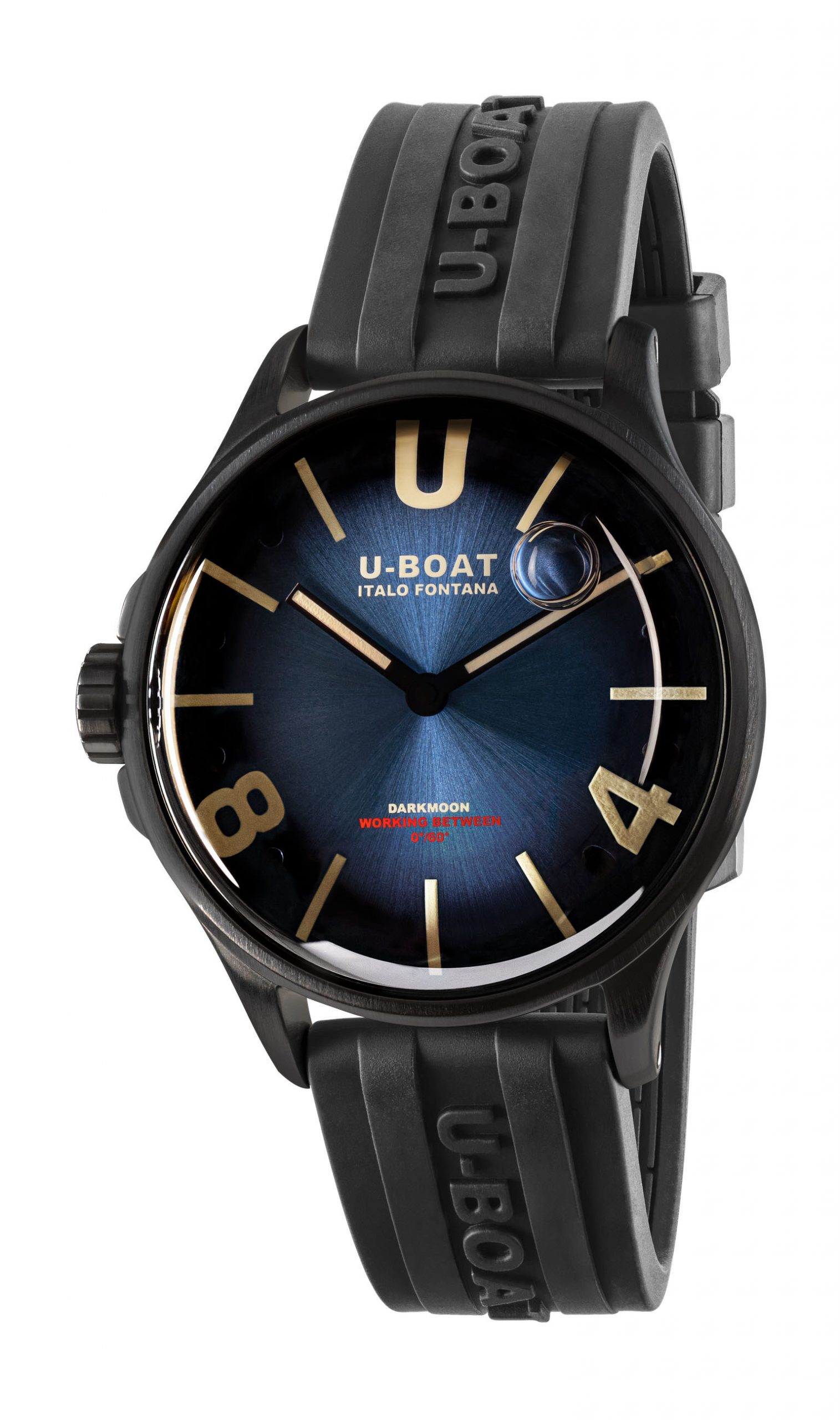 U-Boat Darkmoon 40 Blue IPB Soleil watch