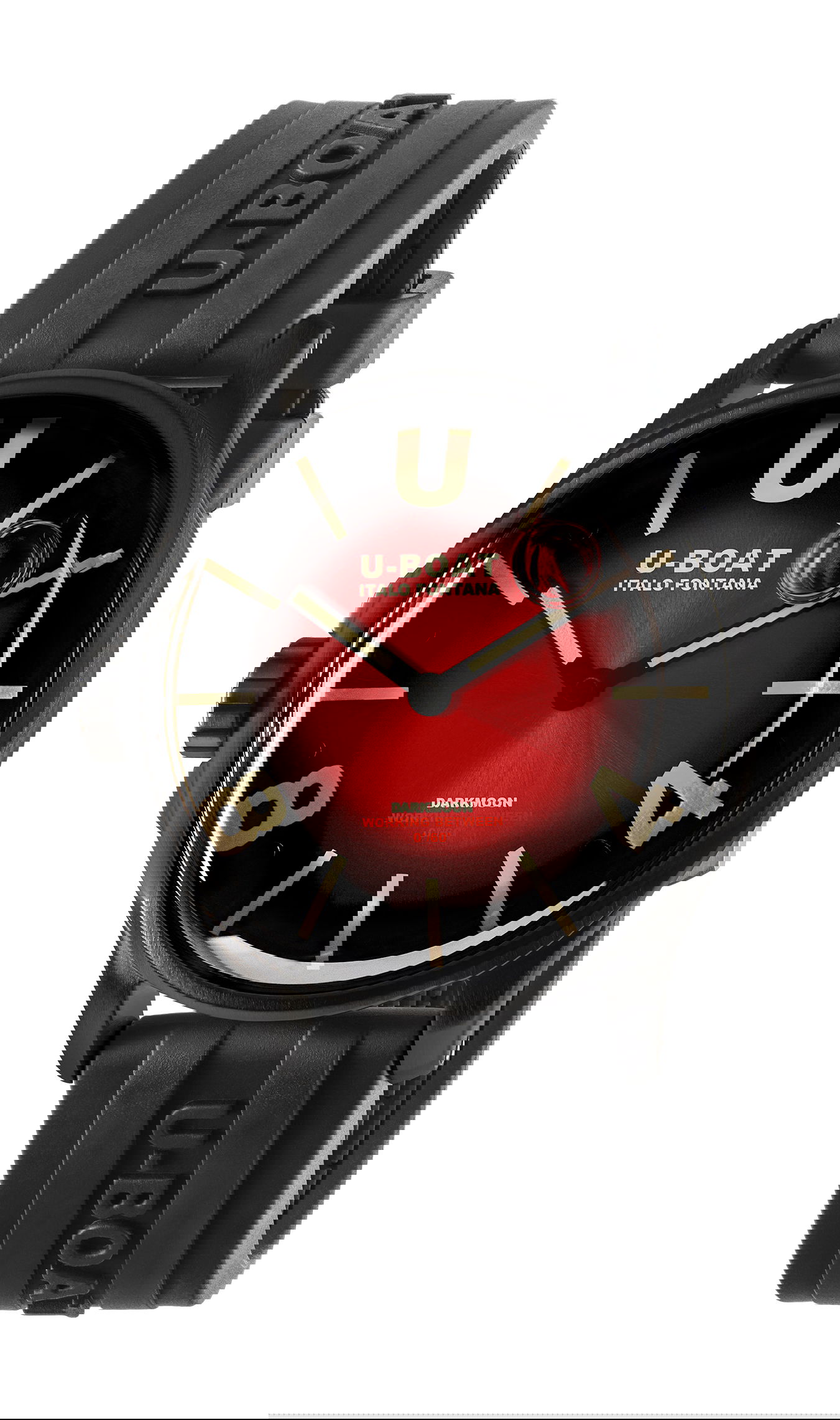 U-Boat Darkmoon 40 Red PVD Soleil watch