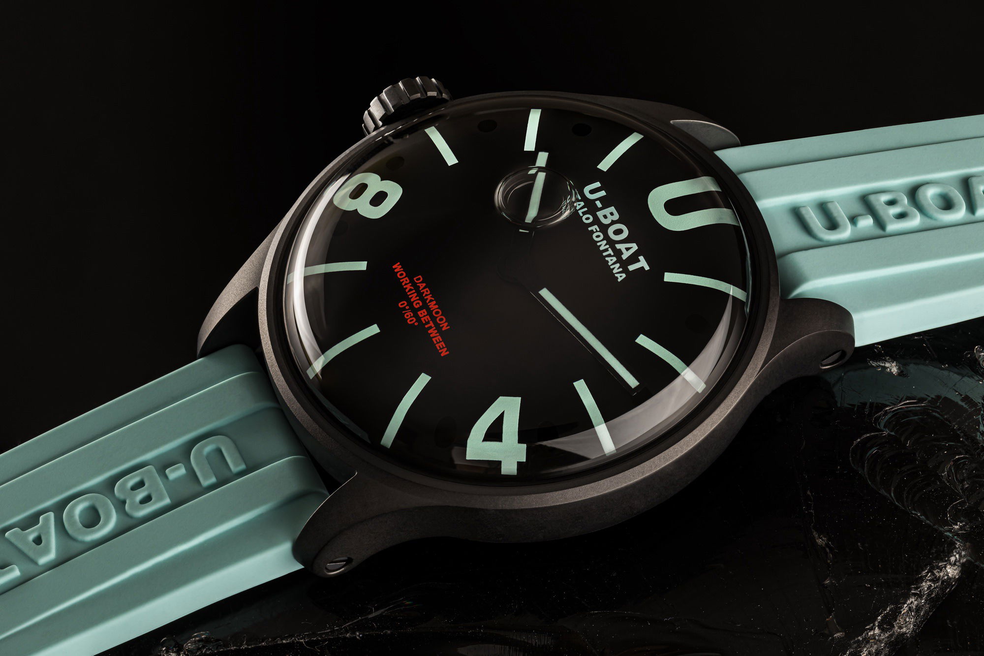 U-Boat Darkmoon 44 Aquamarine - View 2