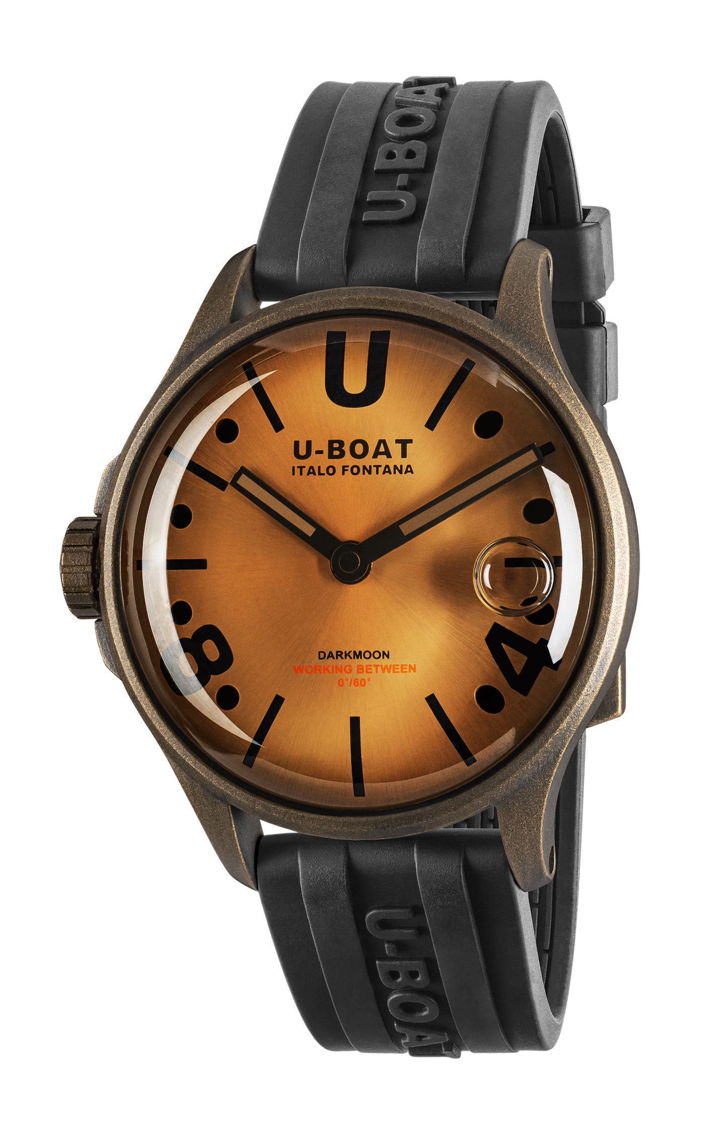 U-Boat Darkmoon 44 BR Black Vintage watch