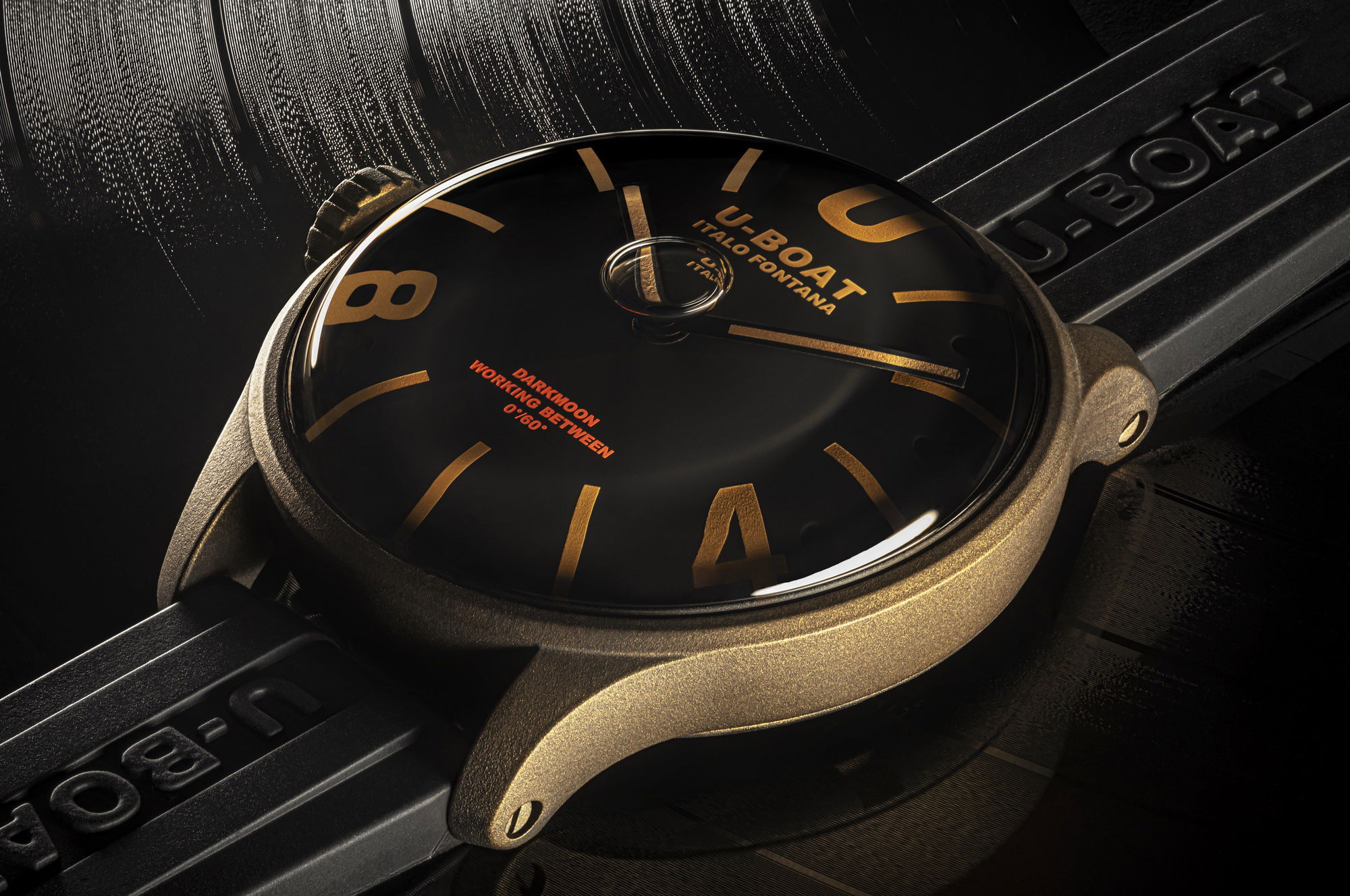 U-Boat Darkmoon 44 BR Brown Vintage - View 2