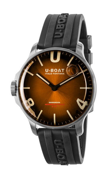 U-Boat Darkmoon 44 Brown SS Soleil watch