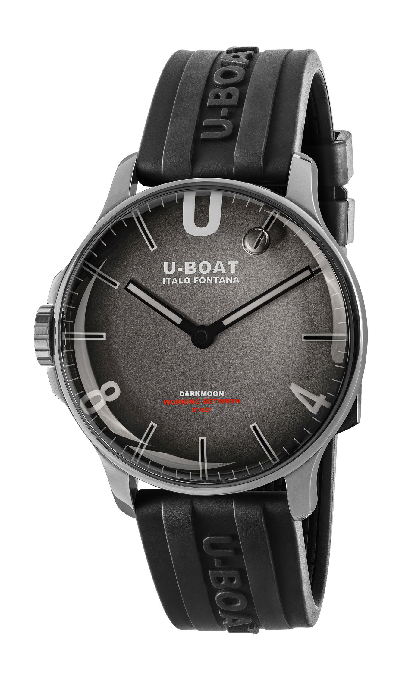 U-Boat Darkmoon 44 Grey SS watch