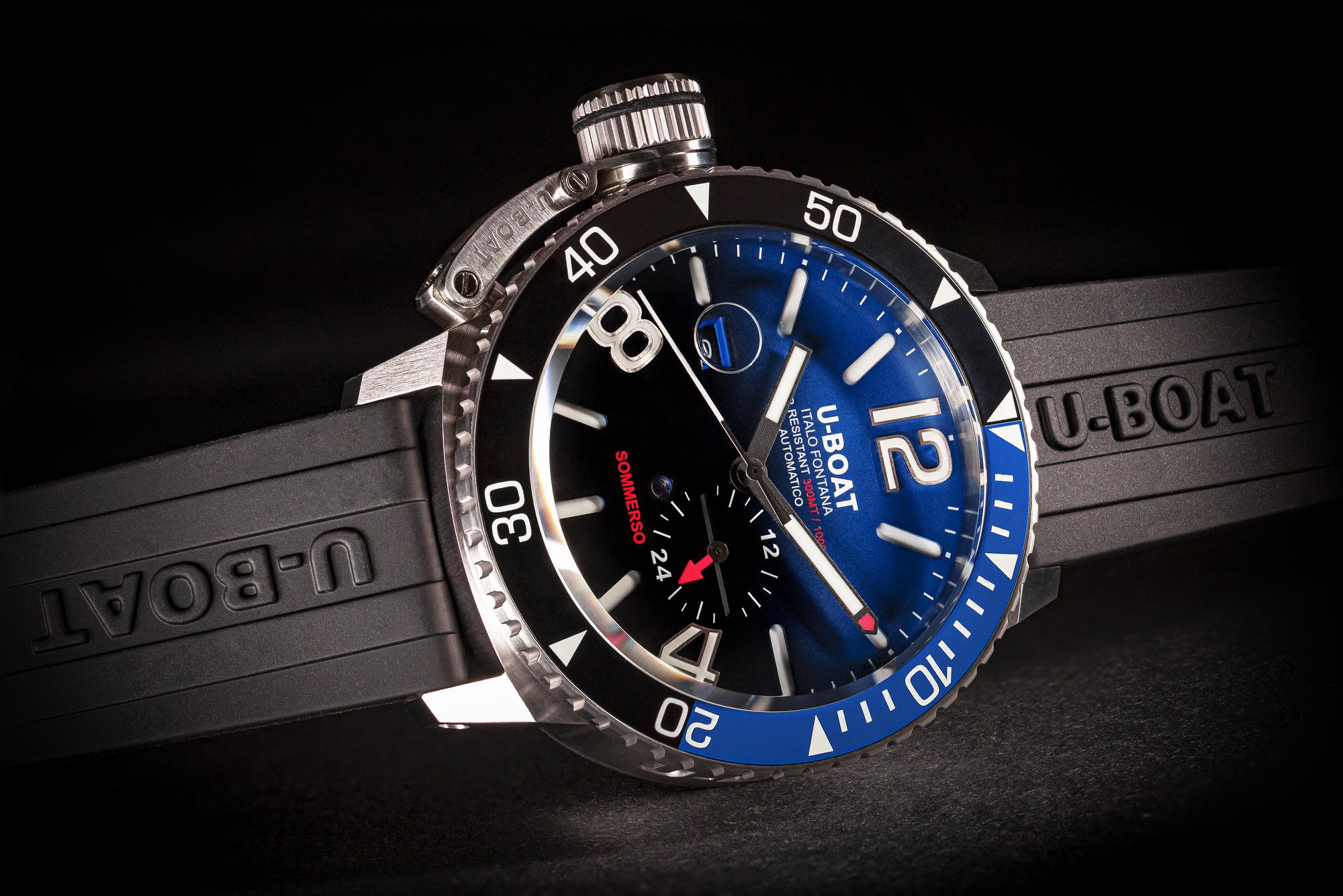 U-Boat Somerso Ceramic Blue - View 2