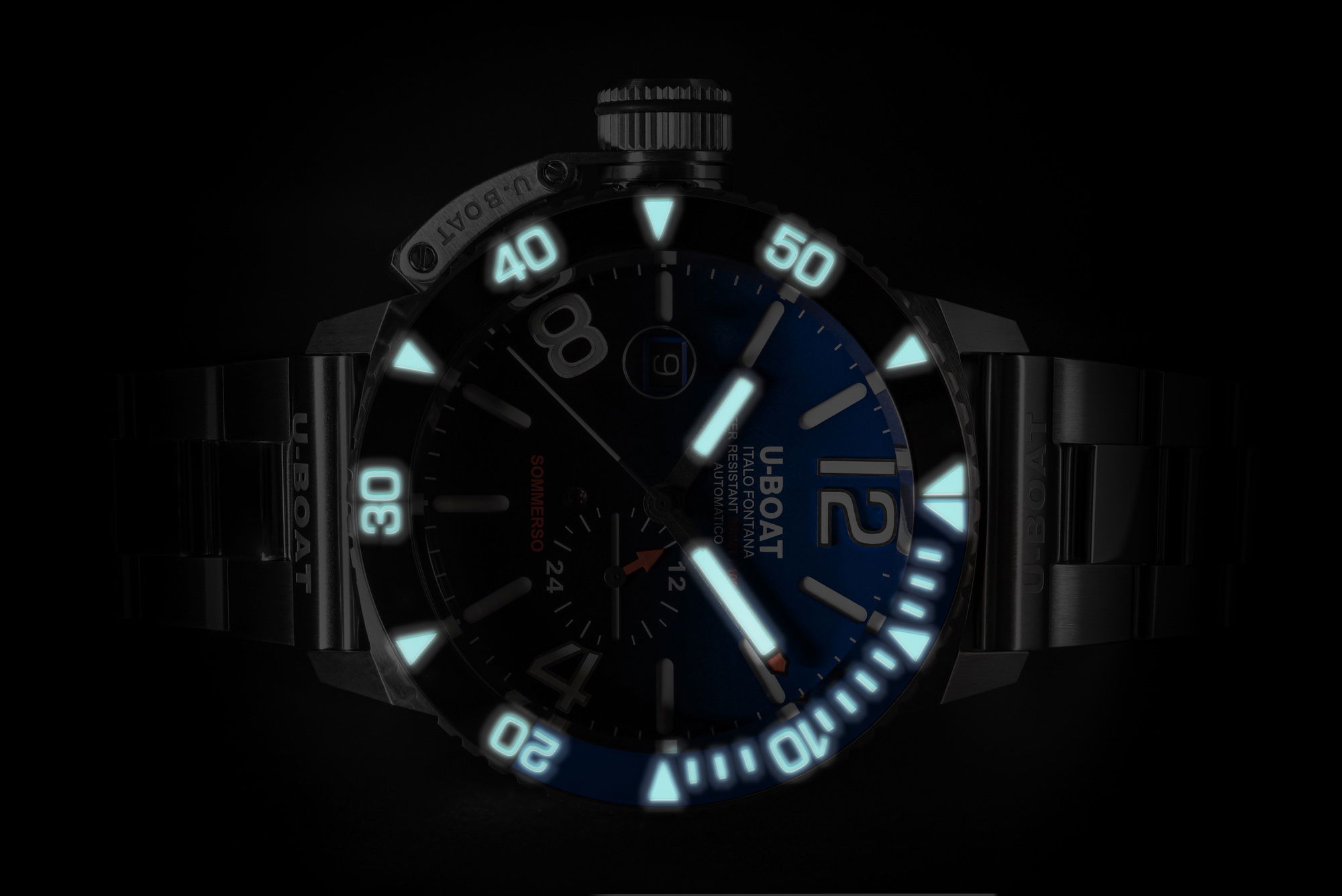 U-Boat Somerso Ceramic Blue - View 3