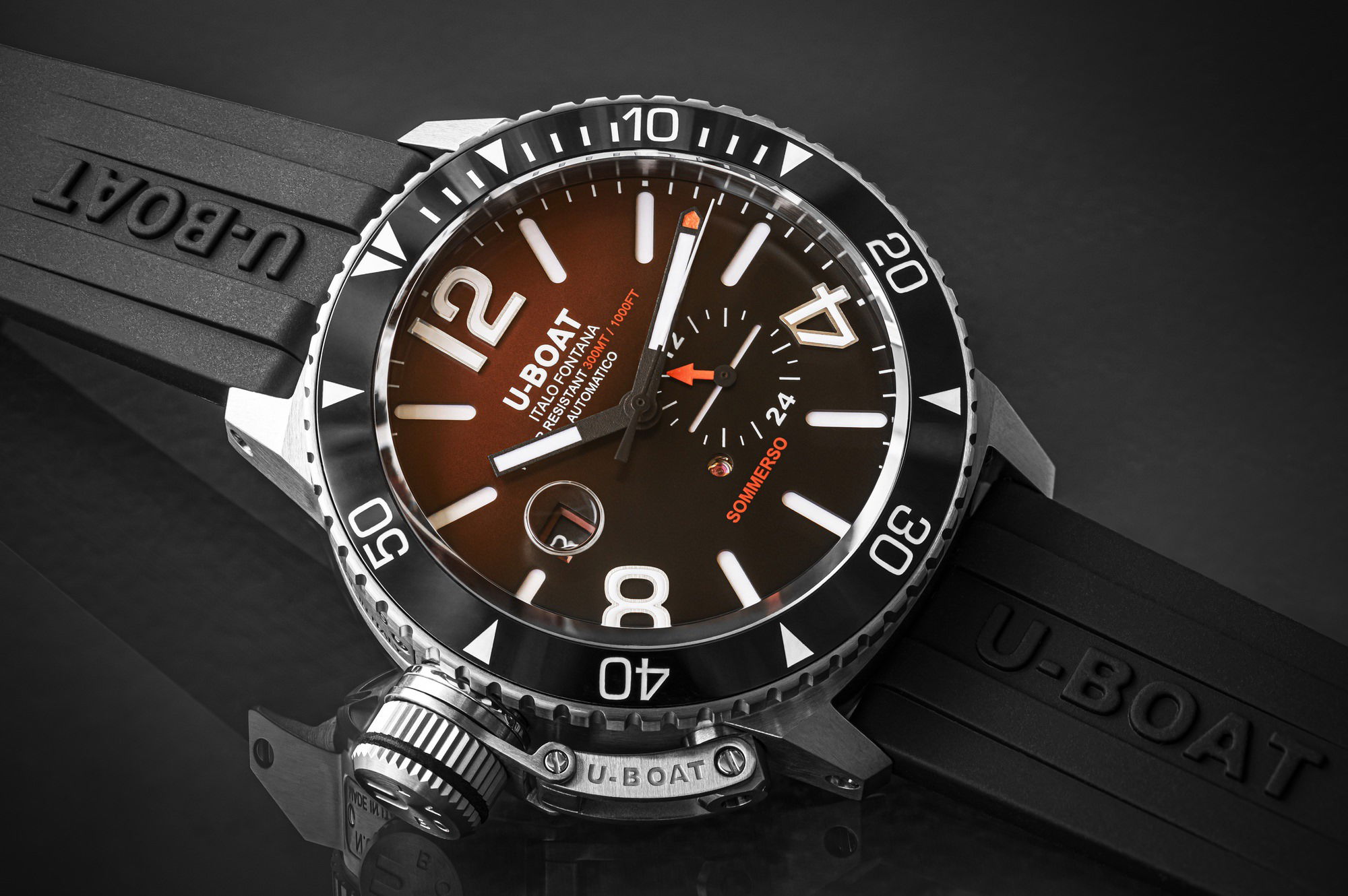 U-Boat Somerso Ceramic Bordeaux - View 2