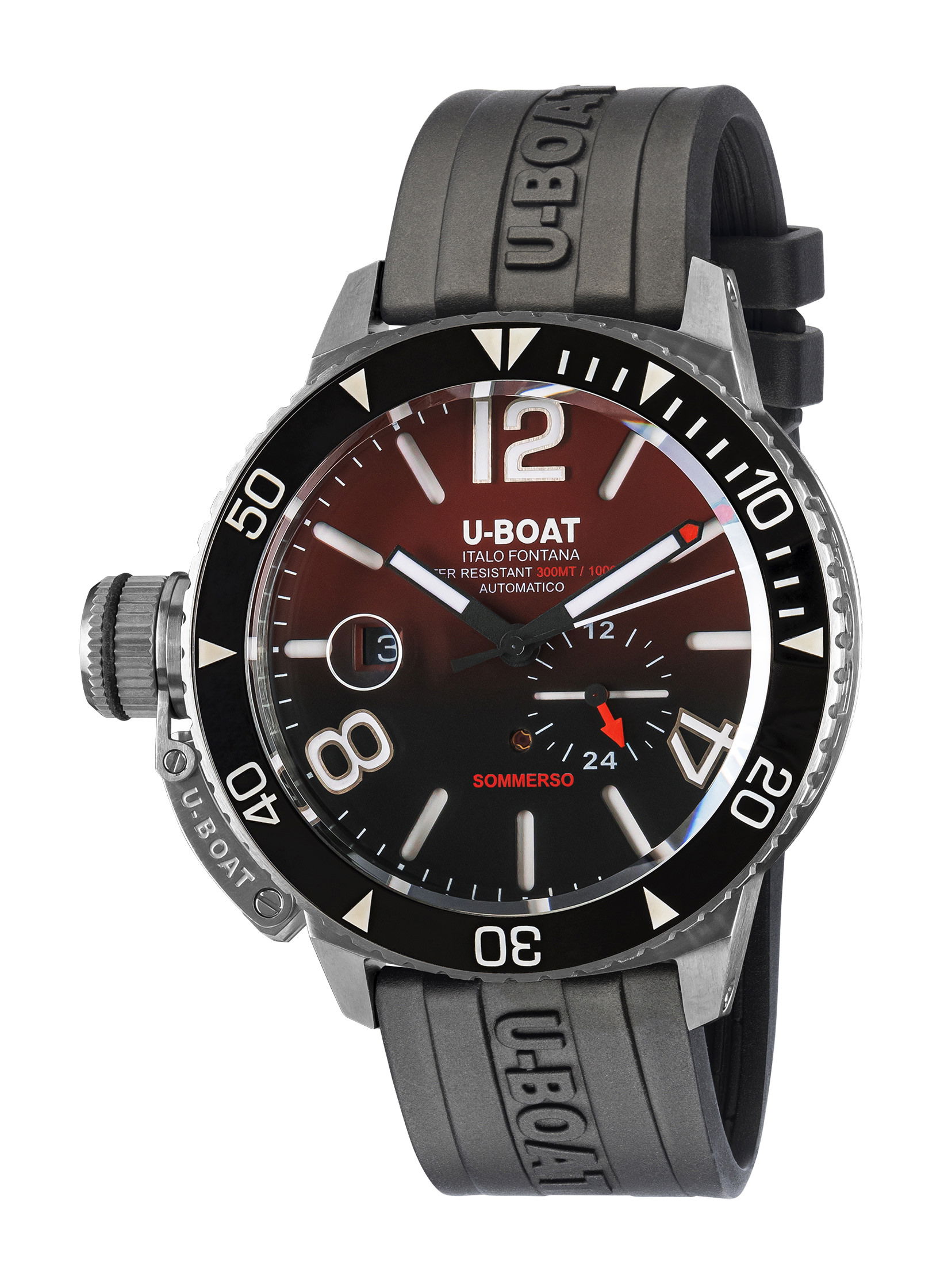 U-Boat Somerso Ceramic Bordeaux watch