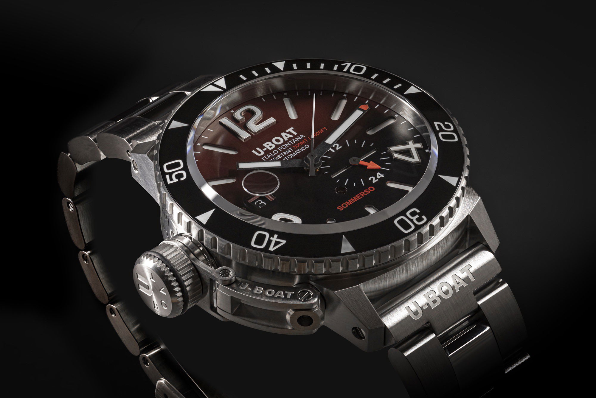 U-Boat Somerso Ceramic Bordeaux/MT - View 2