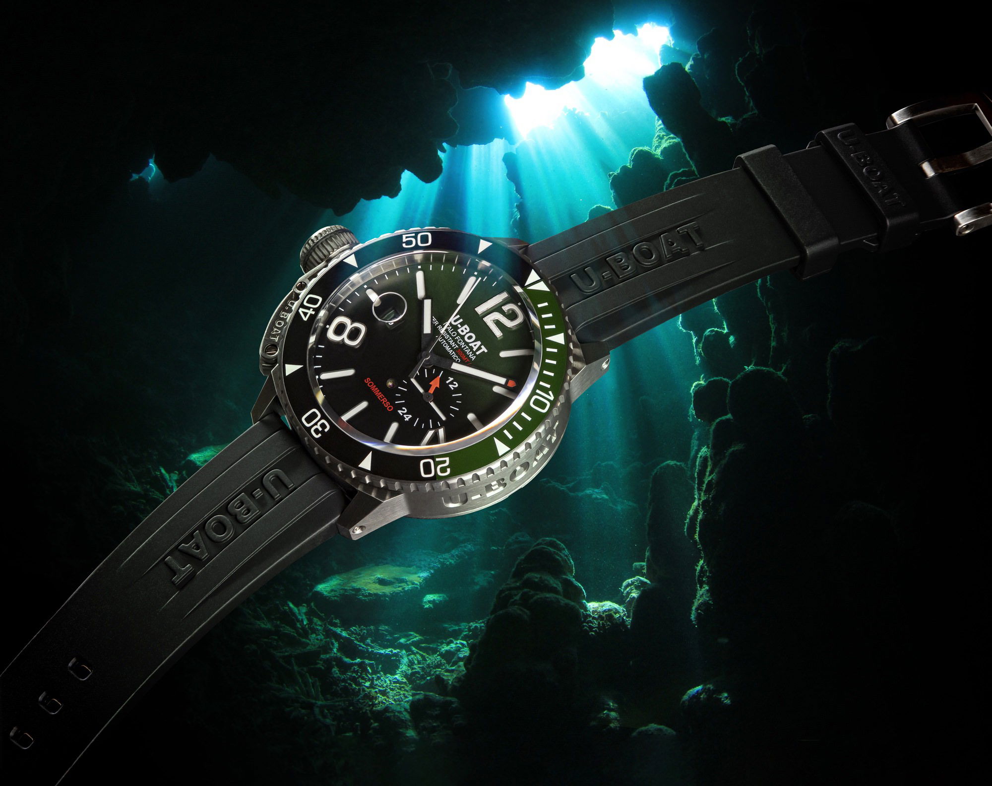 U-Boat Somerso Ceramic Green - View 3