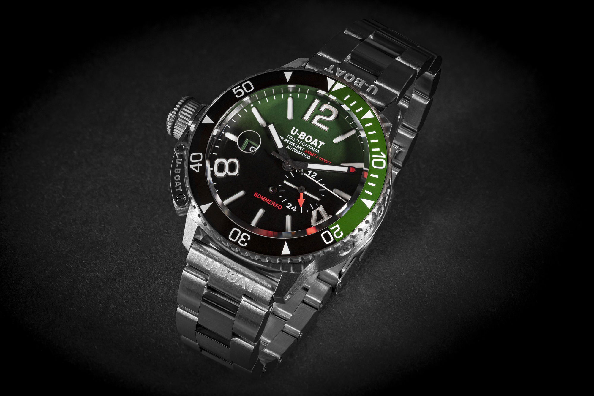 U-Boat Somerso Ceramic Green/MT - View 2