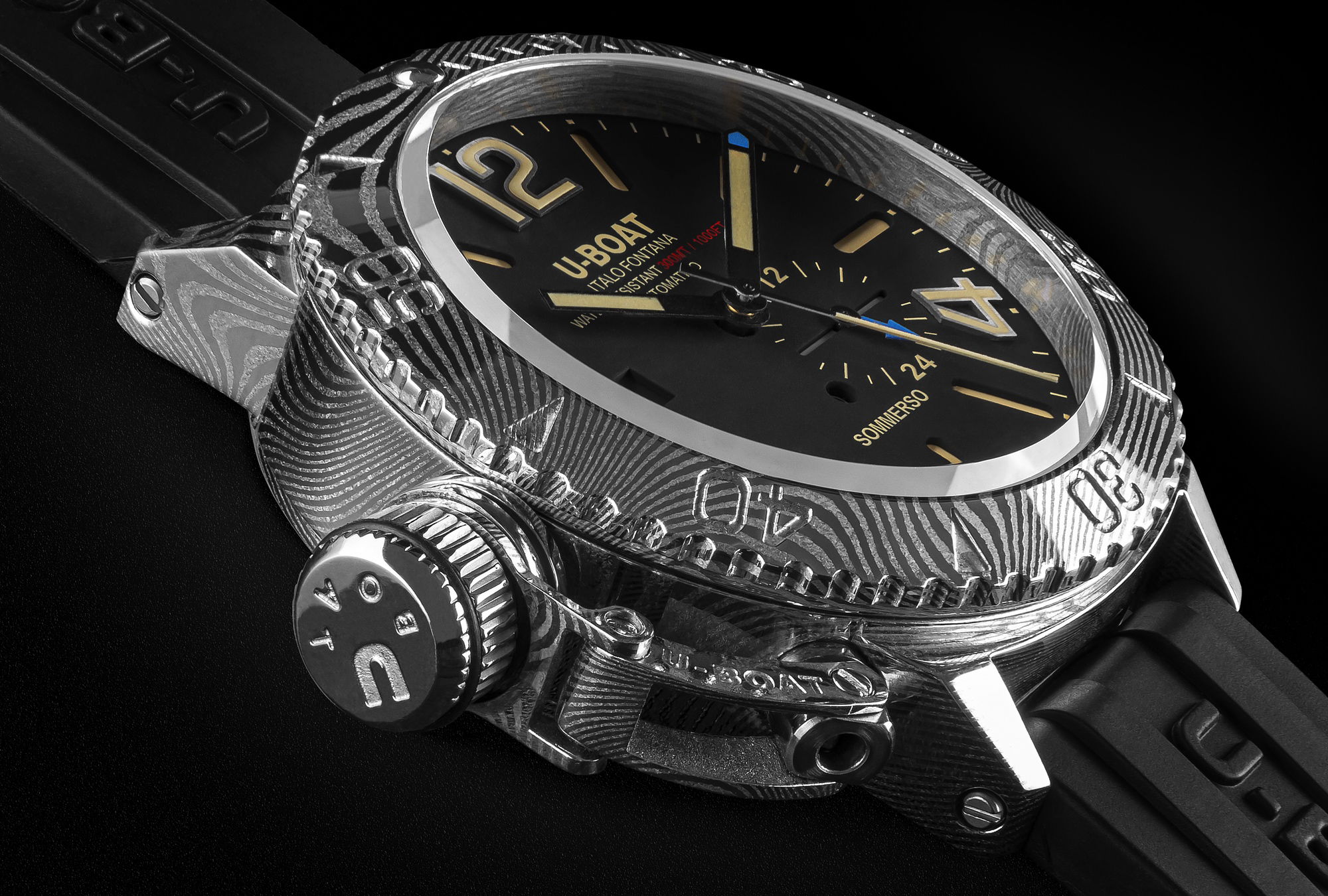 U-Boat Sommerso 46 Damascus Left Edition - View 3