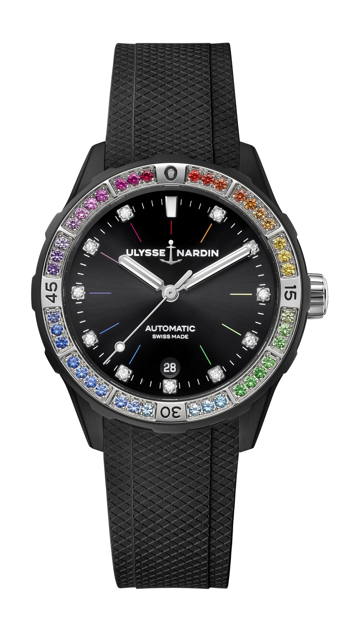 Ulysse Nardin Lady Diver Rainbow watch