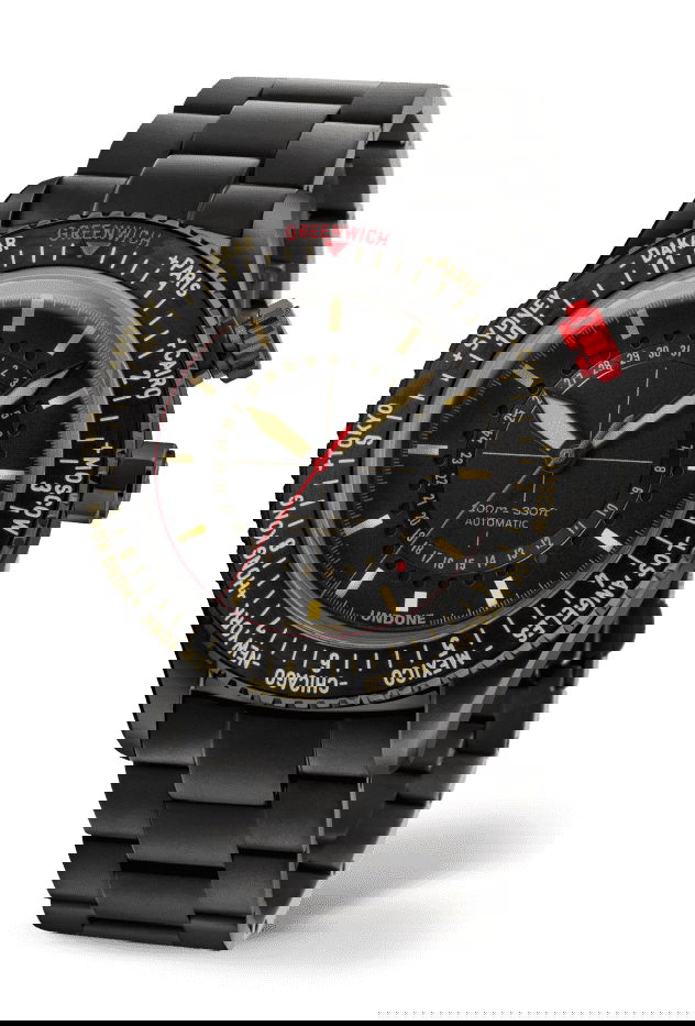 Undone Aero Worldtimer “Lindbergh” watch