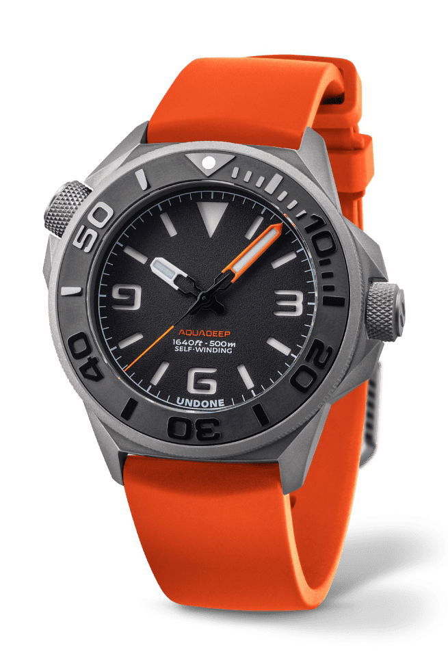 Undone Aquadeep Signal Orange Automatic watch