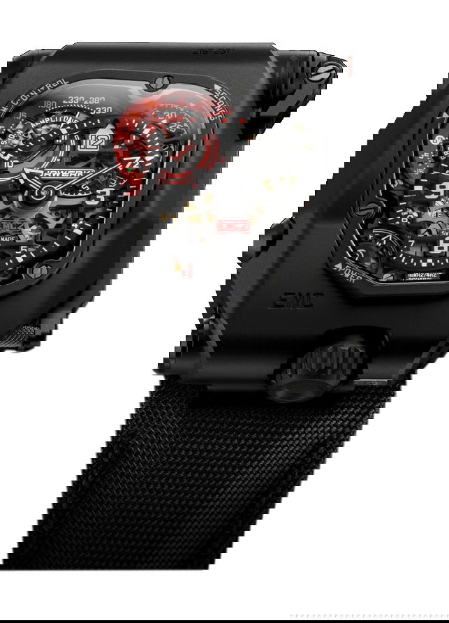 Urwerk EMC Time Hunter X Ray watch