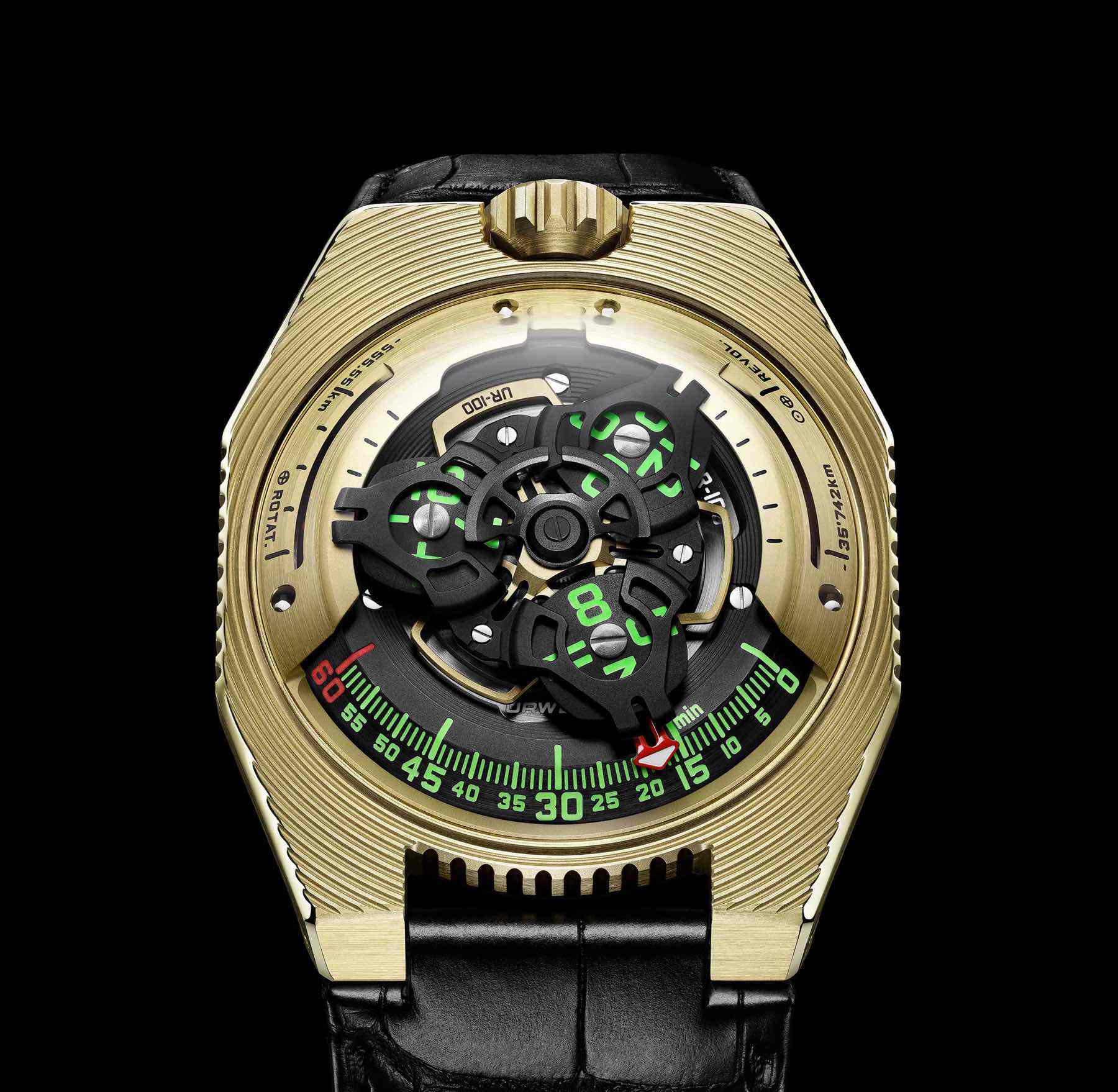 Urwerk UR-100 Electrum - View 3