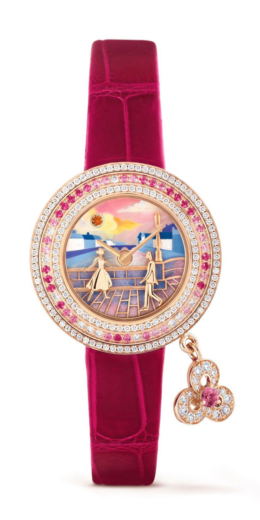 Van Cleef & Arpels Charms Romance Parisienne Rencontre watch