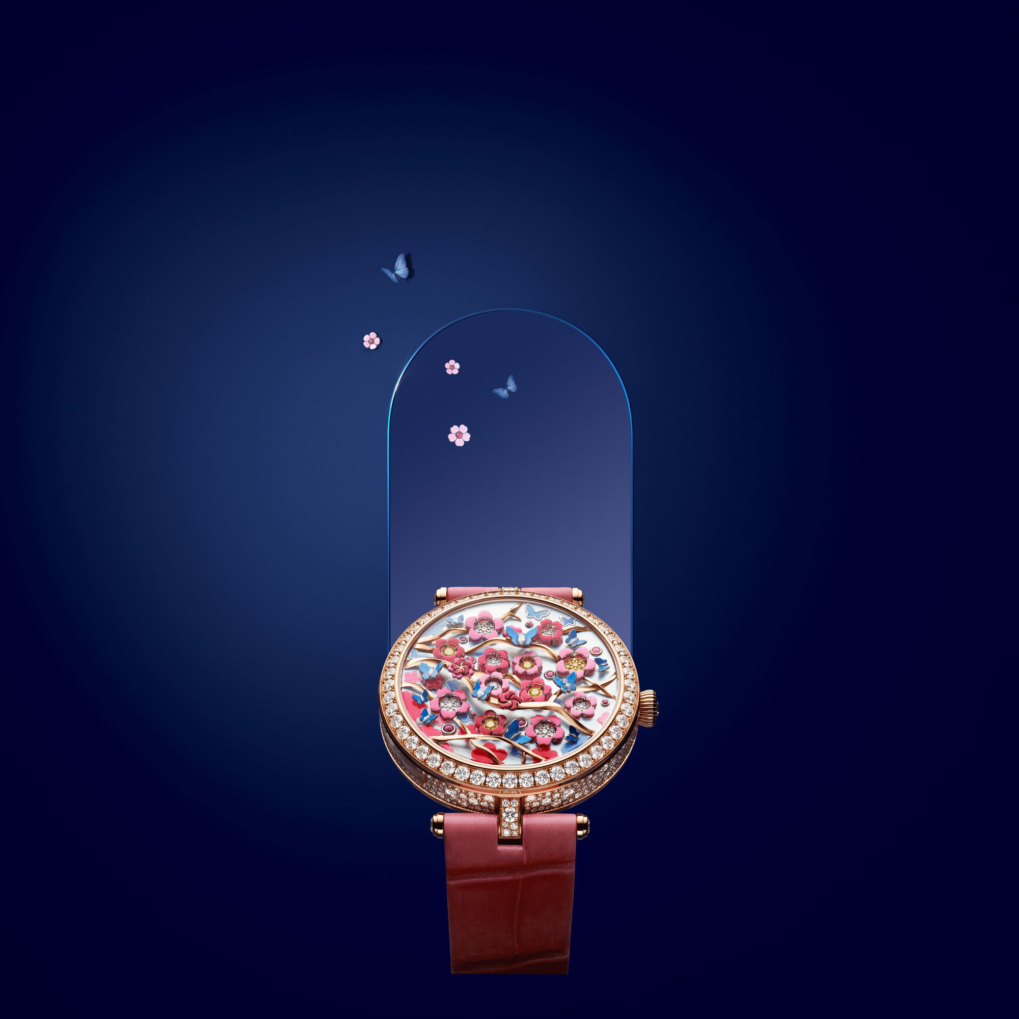 Van Cleef & Arpels Lady Arpels Heures Florales Cerisier Watch - View 3