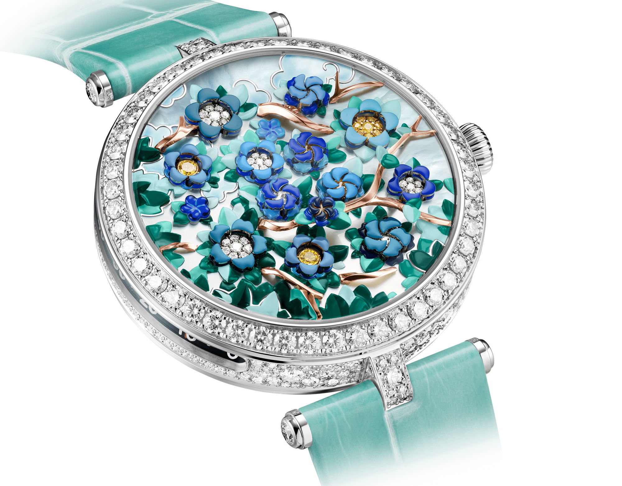 Van Cleef & Arpels Lady Arpels Heures Florales Watch - View 2